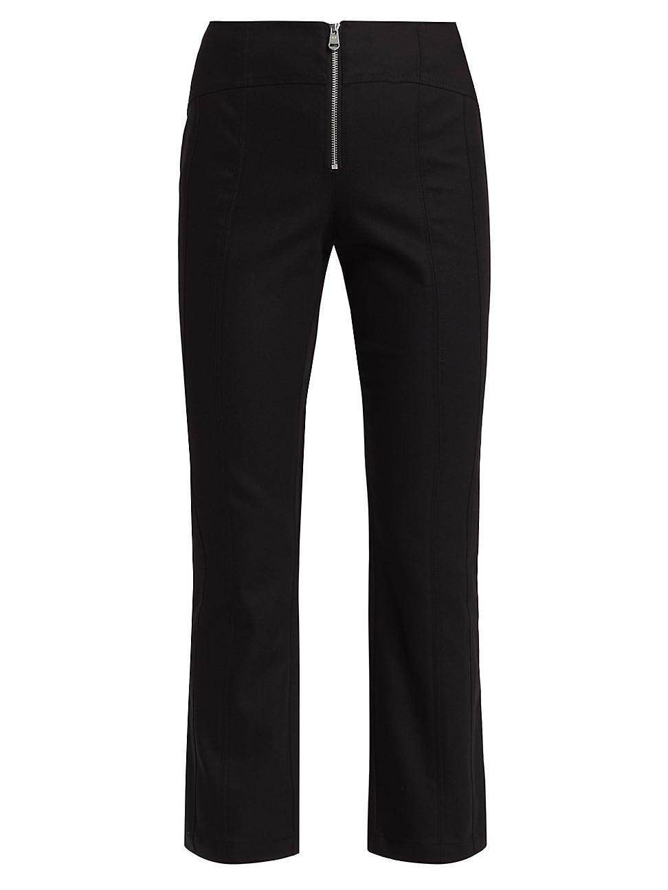 Womens Loren Zip Crop Pants Product Image