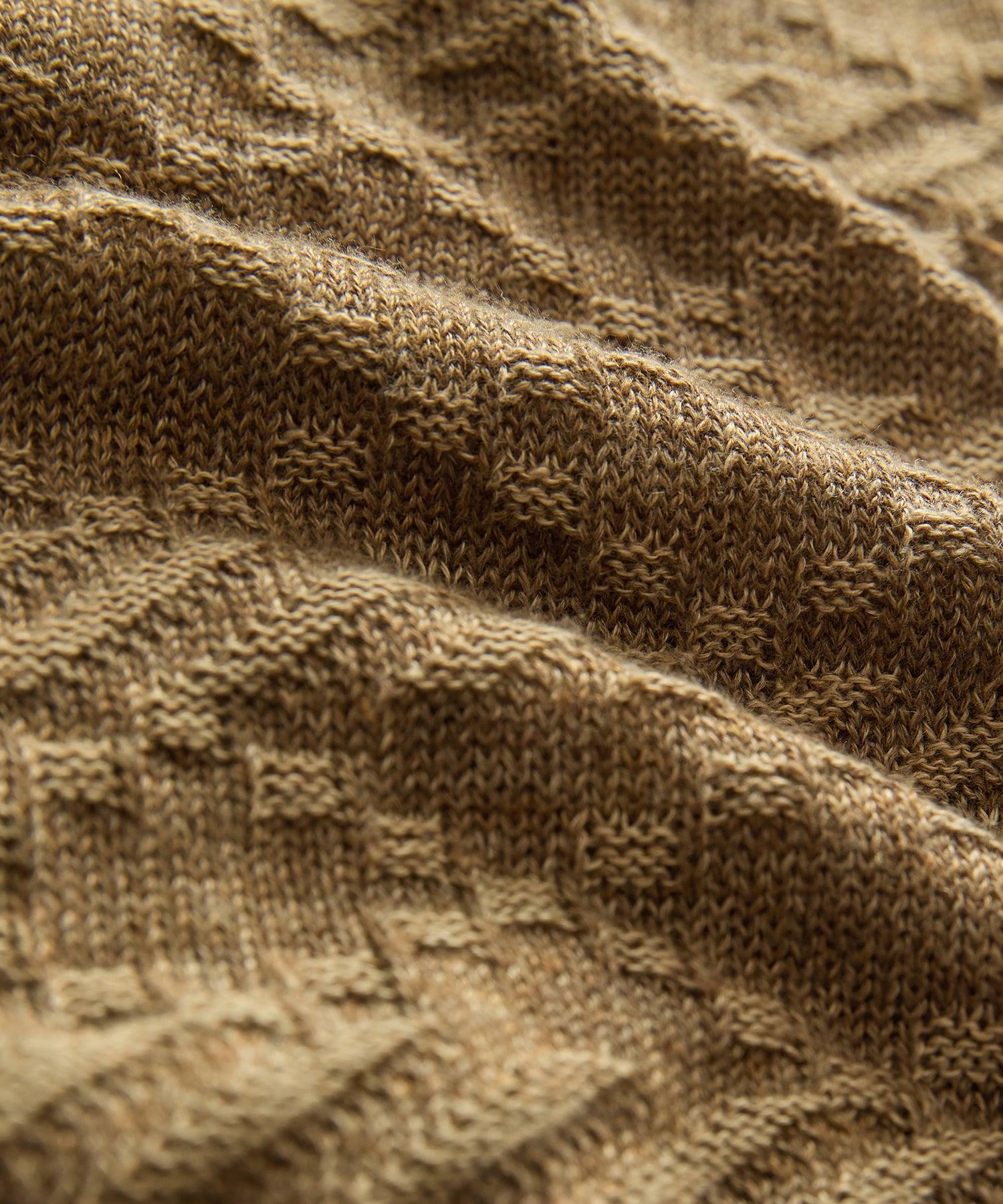 Linen Sweater Polo Product Image