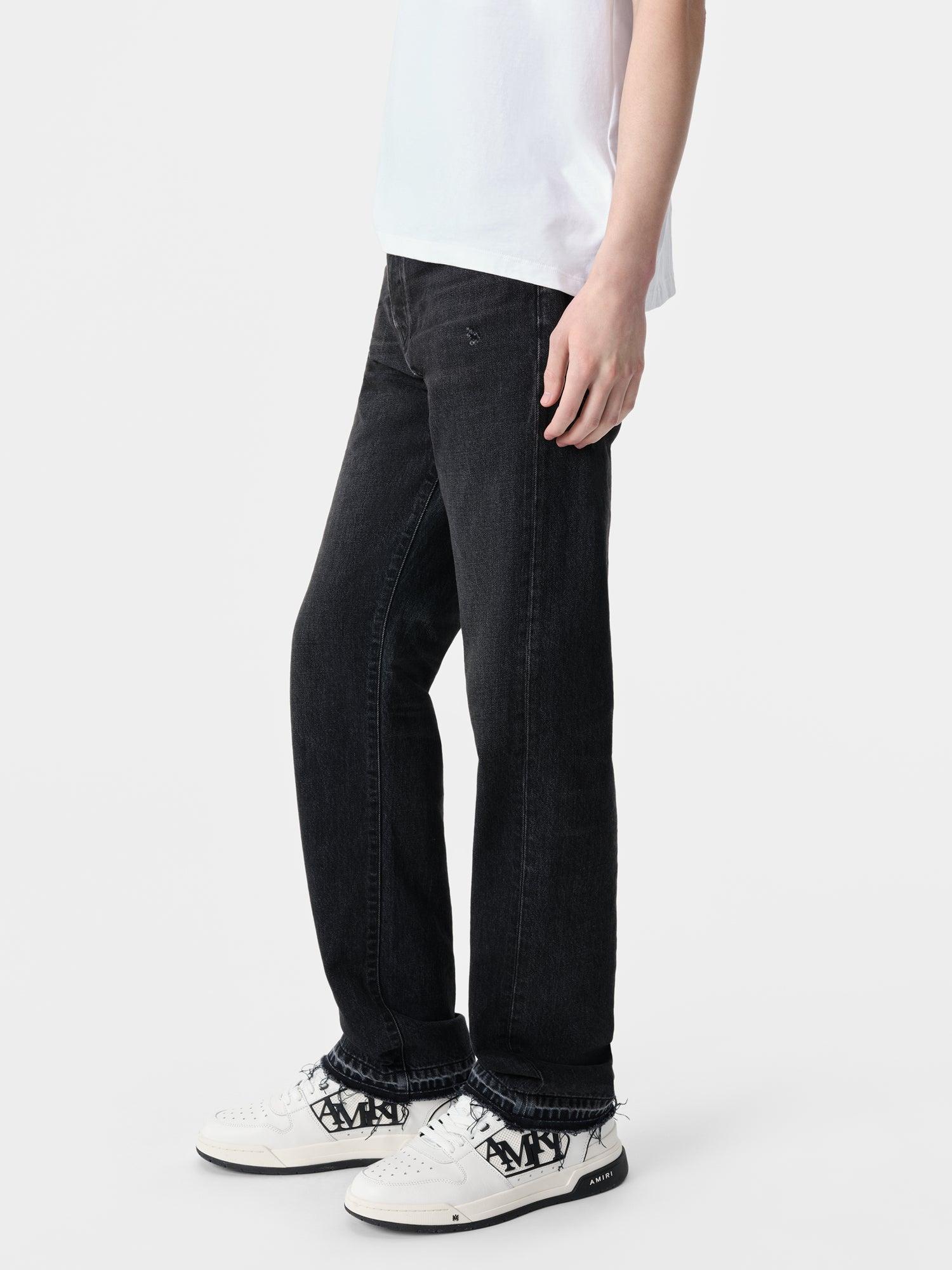 RELEASED HEM STRAIGHT JEAN - Vintage Black Male Product Image