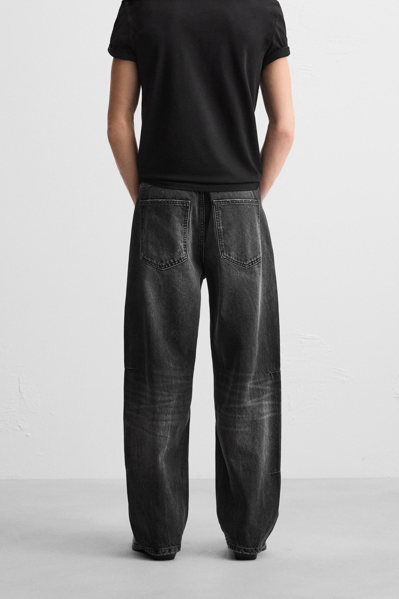 BAGGY FIT JEANS WITH SEAMS Product Image