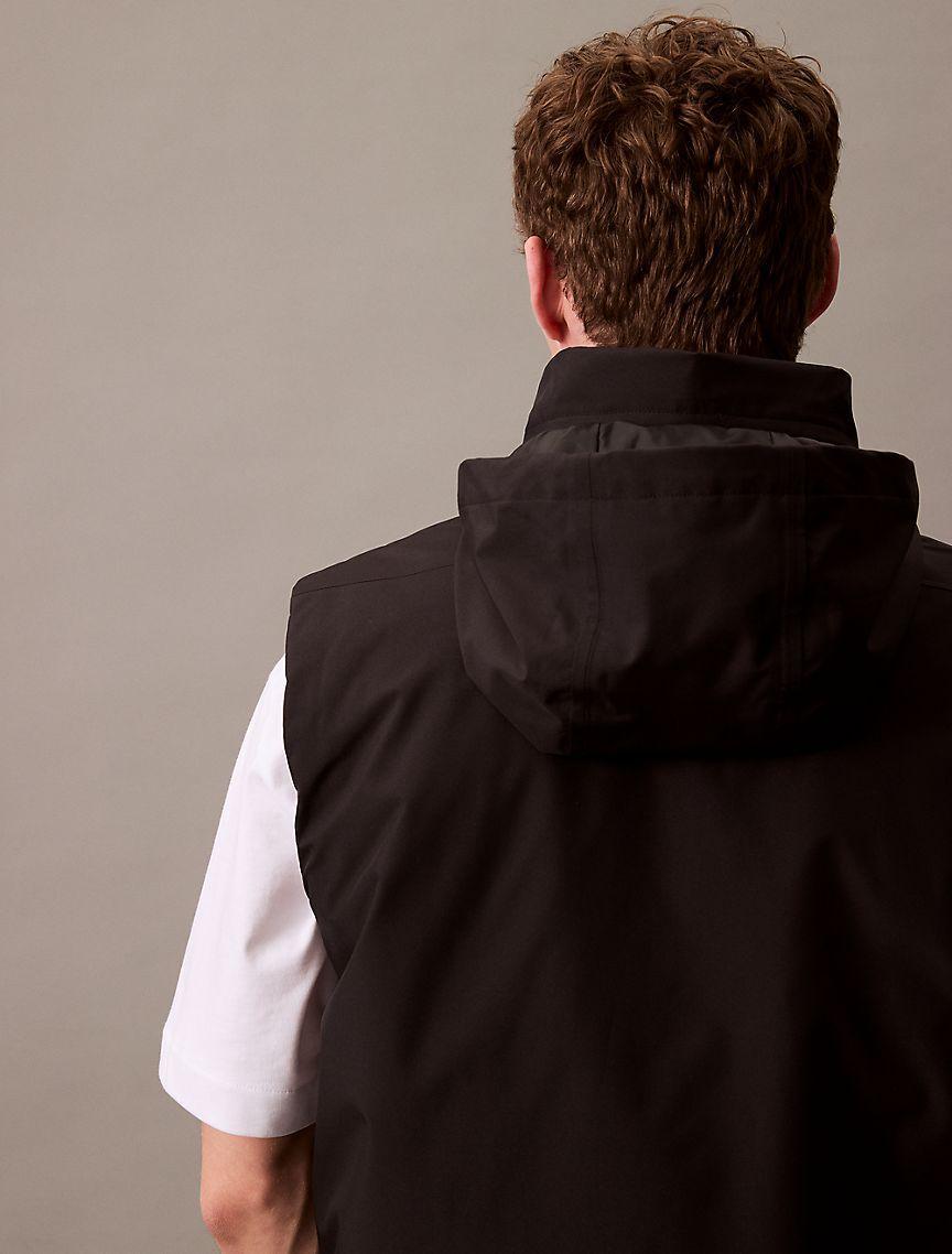 Tech Hooded Puffer Vest Product Image