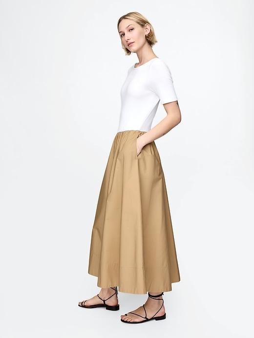 Mixed Media Modern Rib Maxi Dress Product Image
