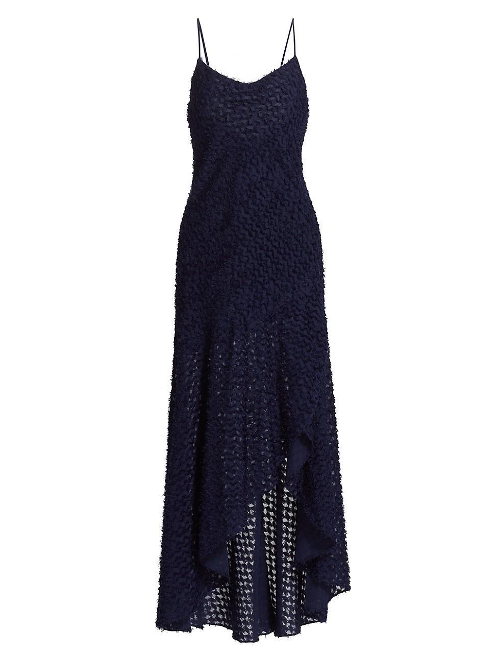 Womens Lorena Textured High-Low Maxi Dress Product Image
