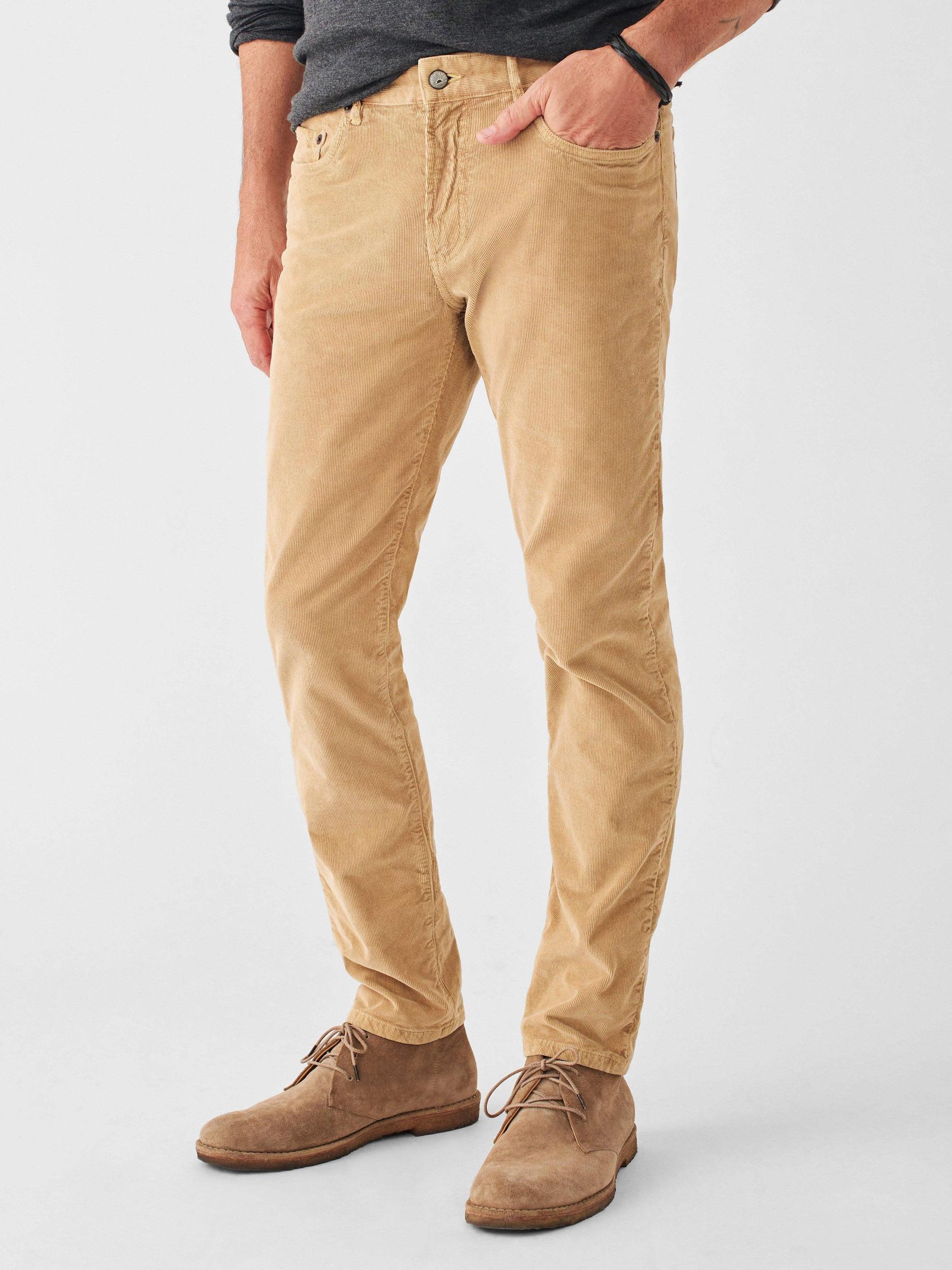 Stretch Corduroy 5-Pocket Pant - Desert Beige Male Product Image