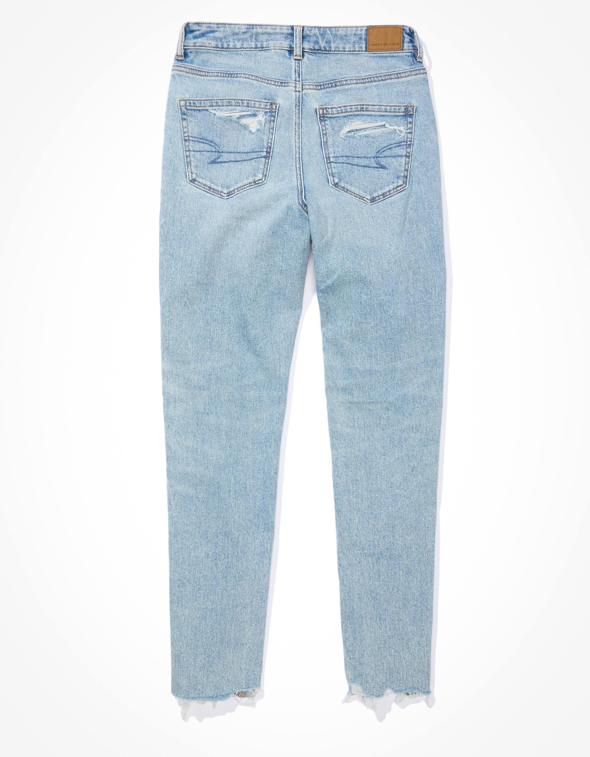 AE Strigid Ripped Mom Jean Product Image