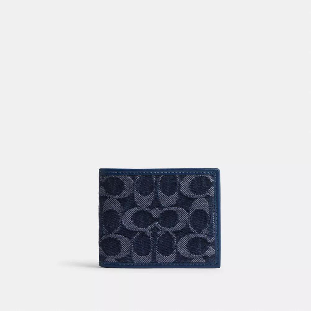 Slim Billfold Wallet In Signature Denim Product Image
