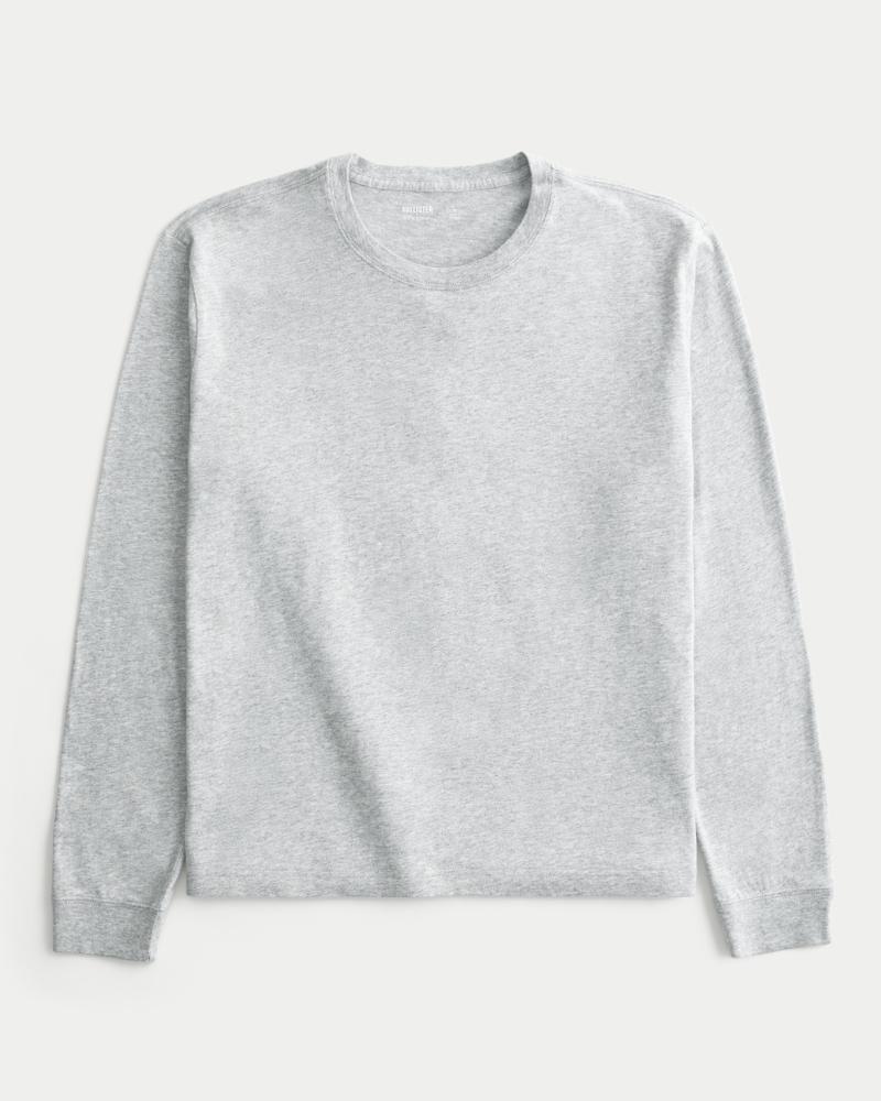 Relaxed Long-Sleeve Crew T-Shirt Product Image