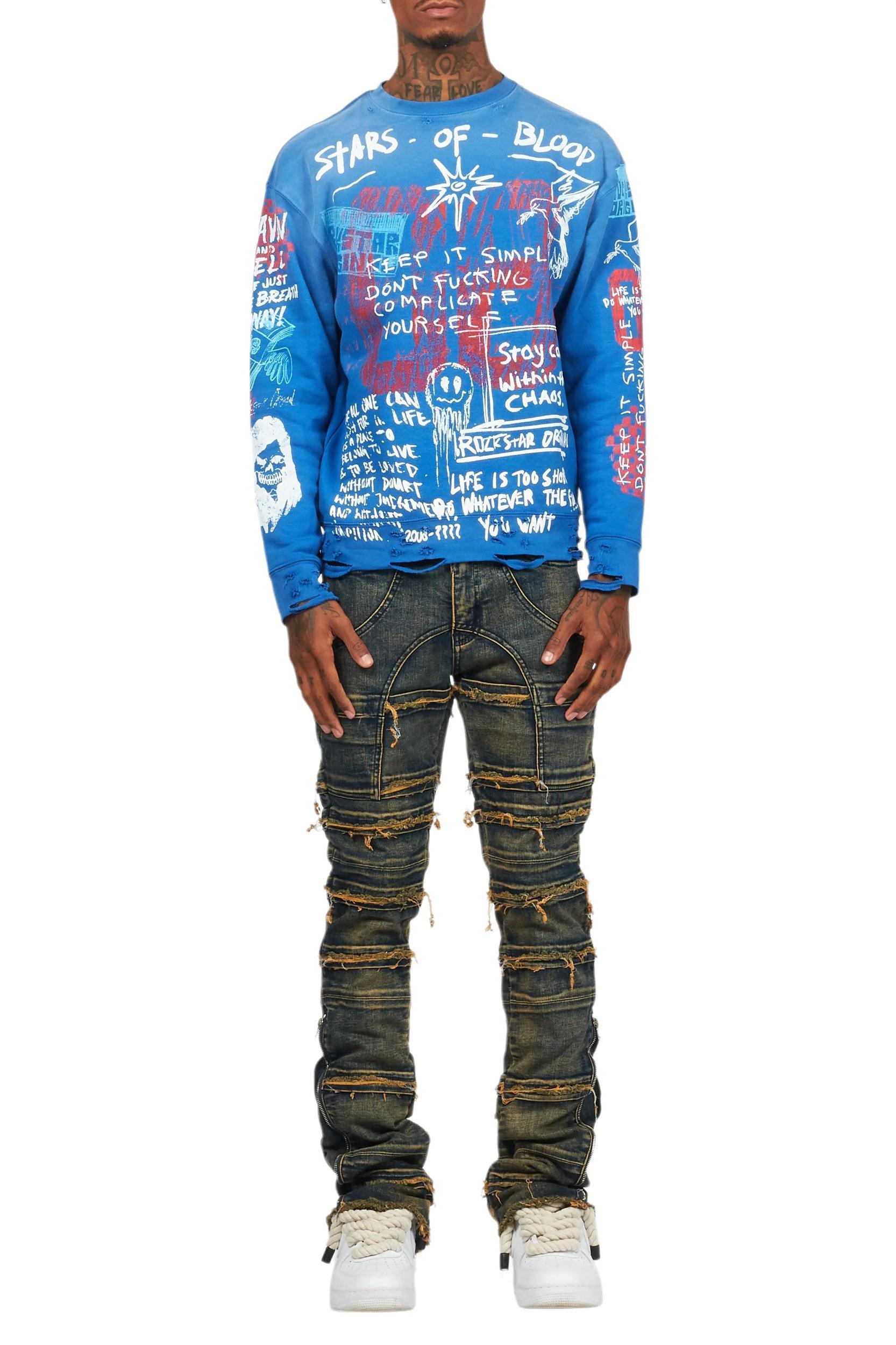 Horado Tint Wash Stacked Flare Jean Male Product Image