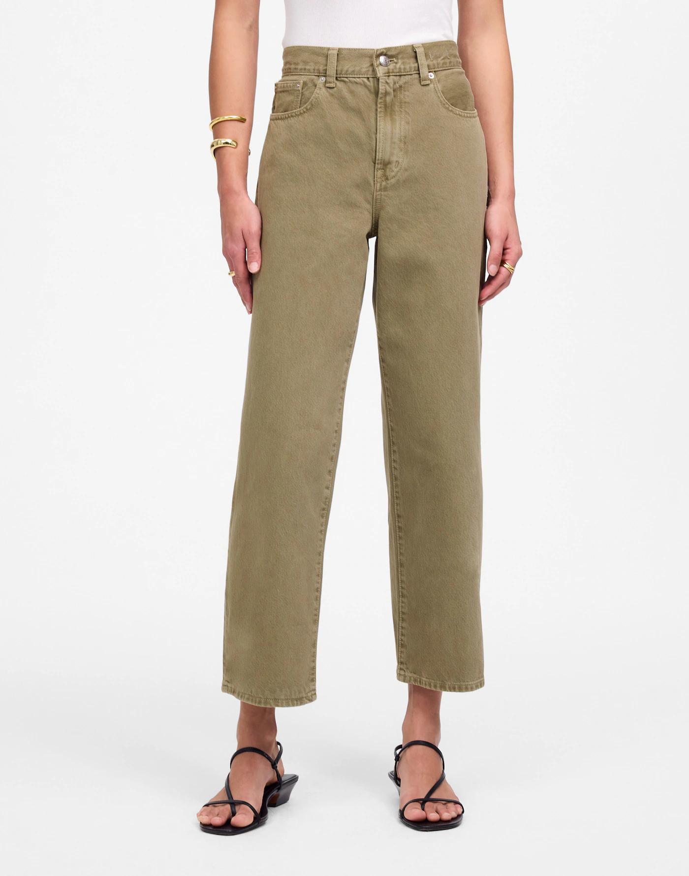 The Perfect Vintage Wide-Leg Crop Jean in Garment Dye Product Image