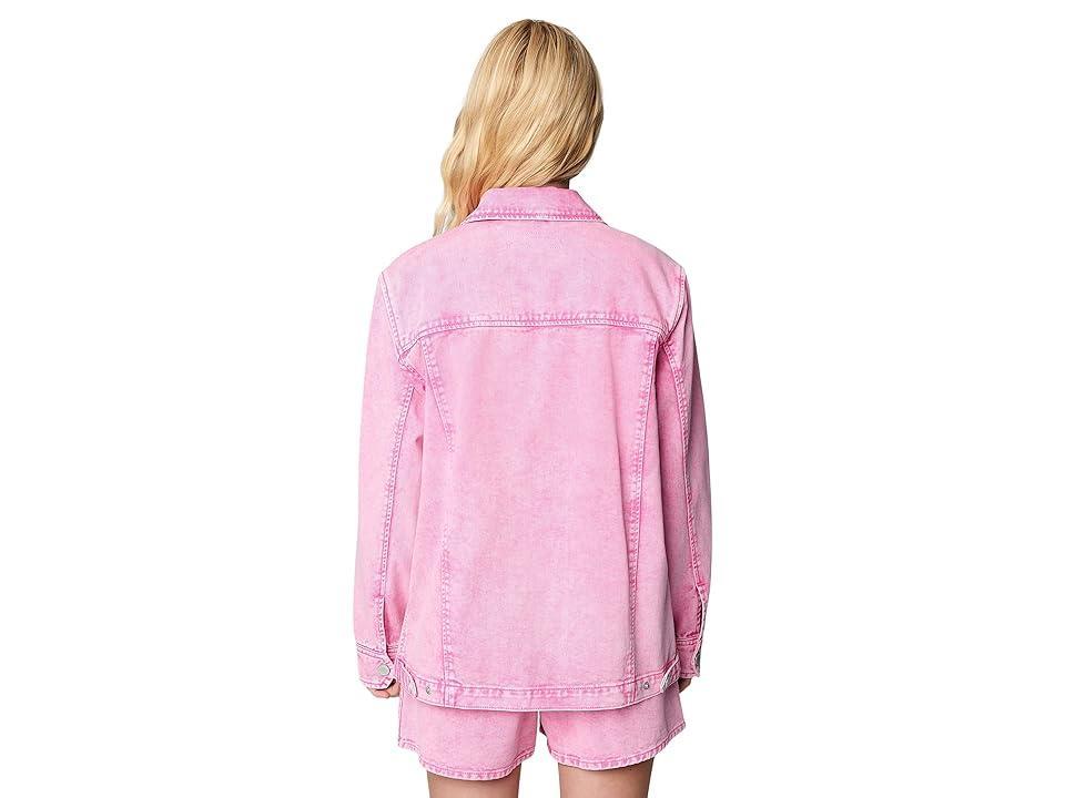 Blank NYC Cid Wash Shirt Jacket in Raspberry Sorbet (Raspberry Sorbet) Women's Clothing Product Image