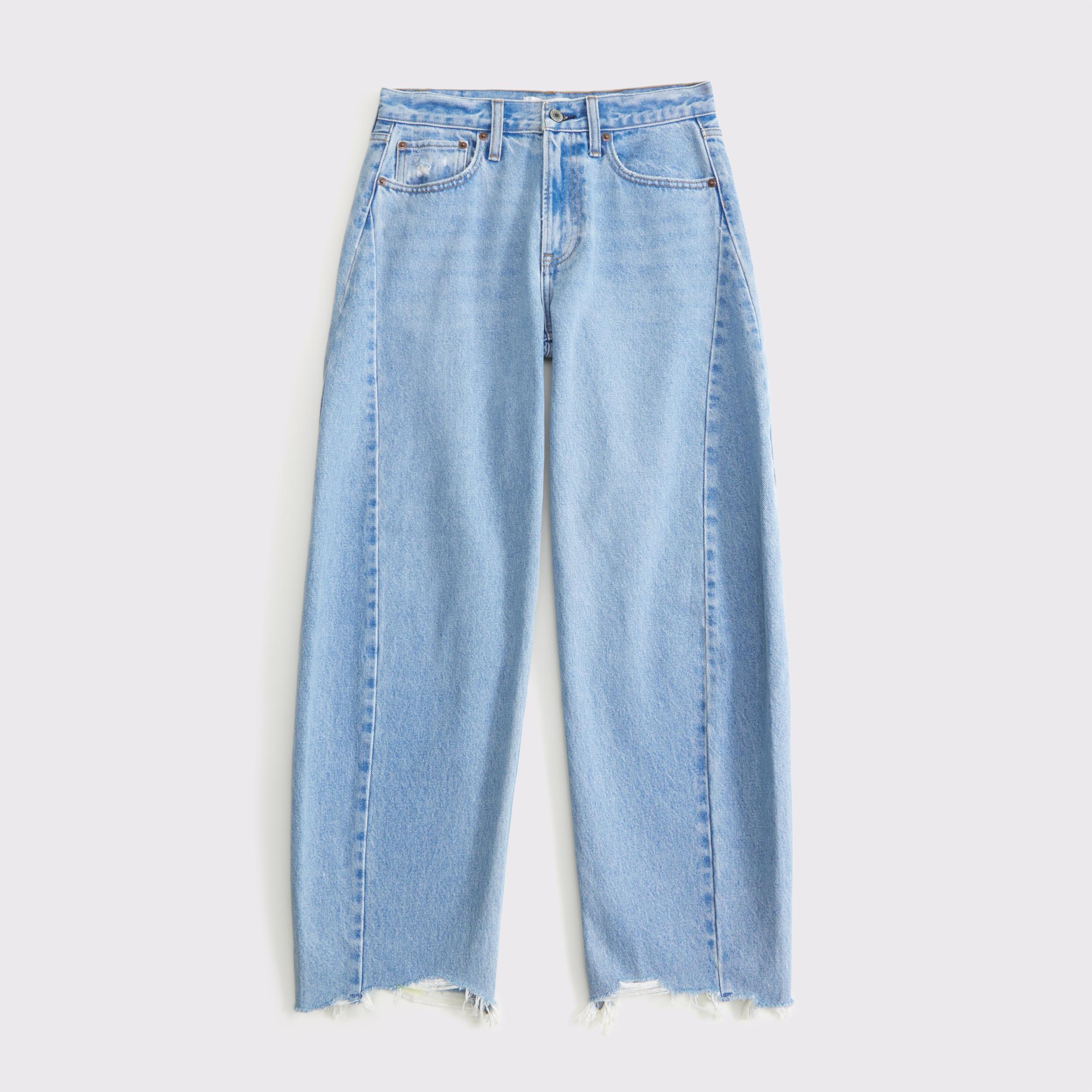 Curve Love Mid Rise Barrel Jean Product Image
