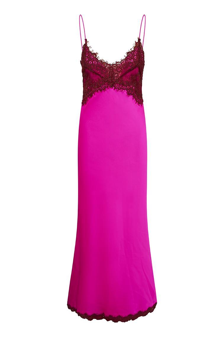 Ameliane Lace-Trimmed Slip Dress - CREAM Product Image