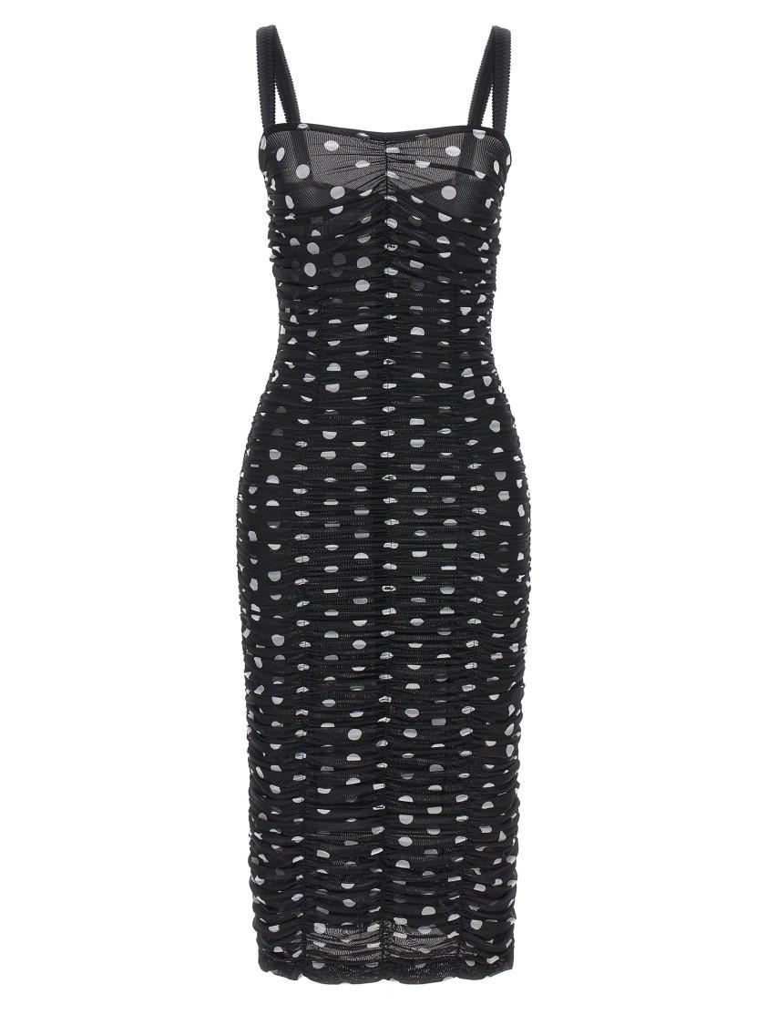 DOLCE & GABBANA Women Abito Mambo Italiano In Black Product Image