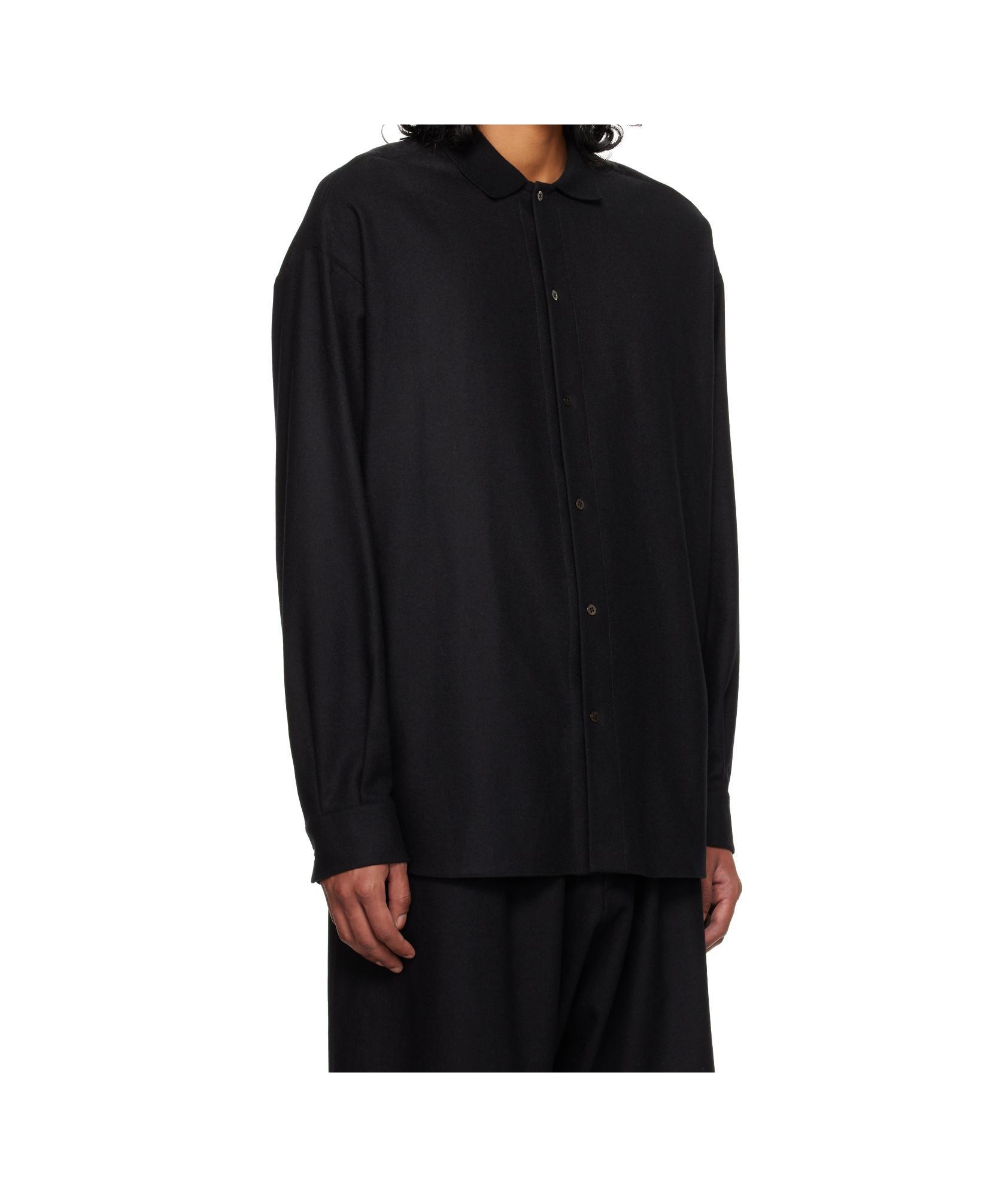 THE ROW Black Stendhal Shirt In Blk Black Product Image
