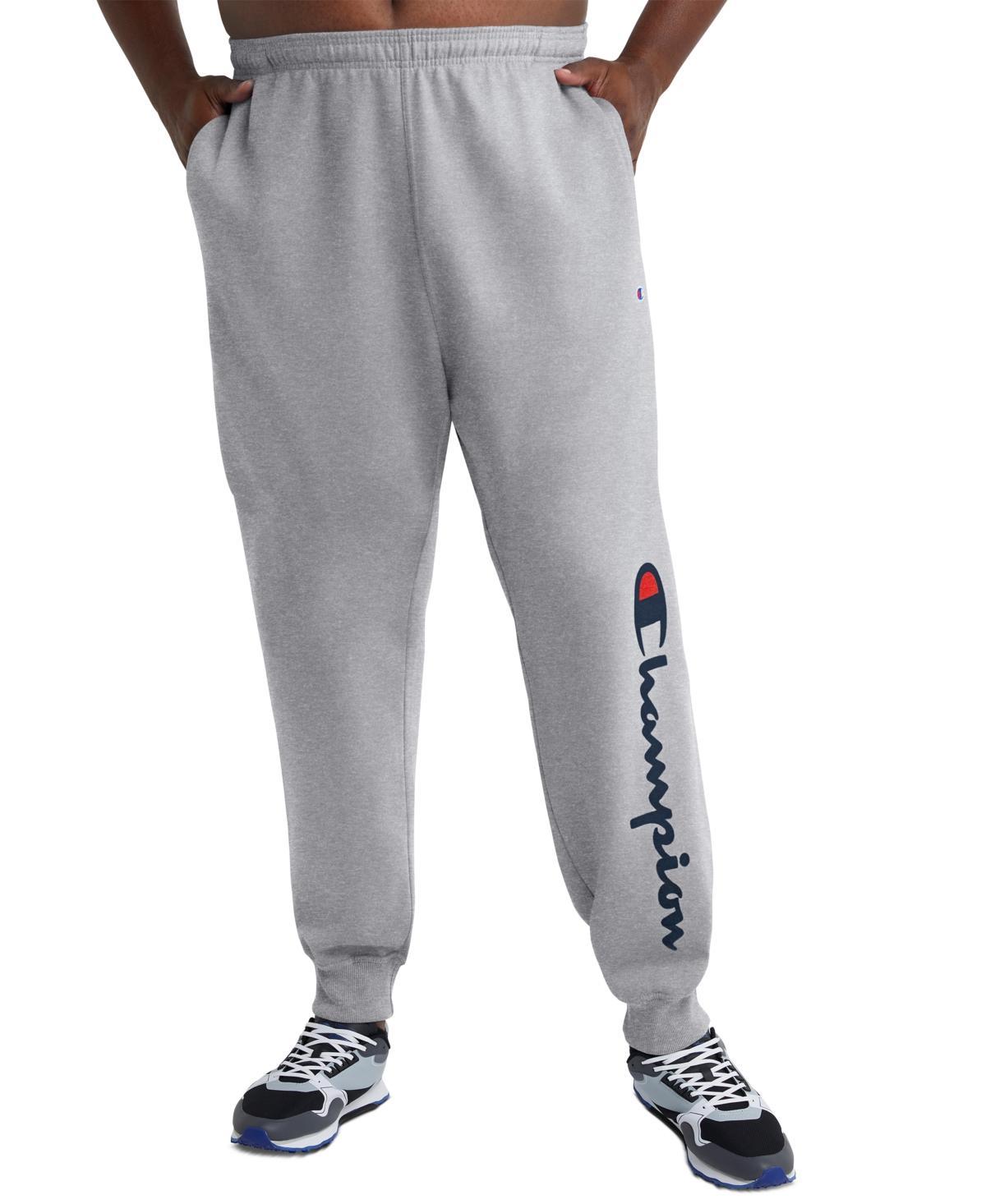 Mens Champion Powerblend Graphic Fleece Joggers Product Image