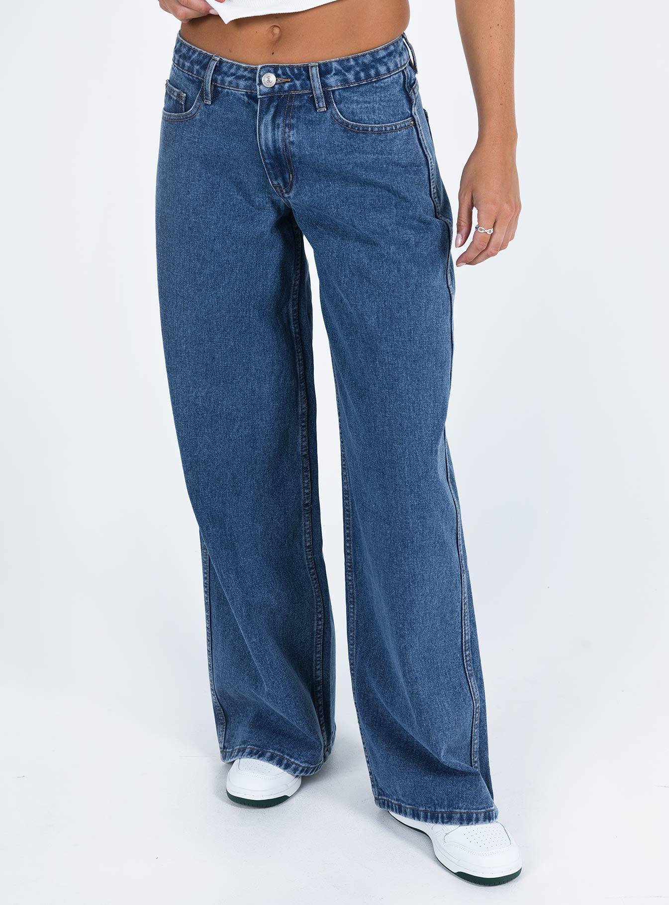 Ramos Low Rise Jeans Denim Product Image
