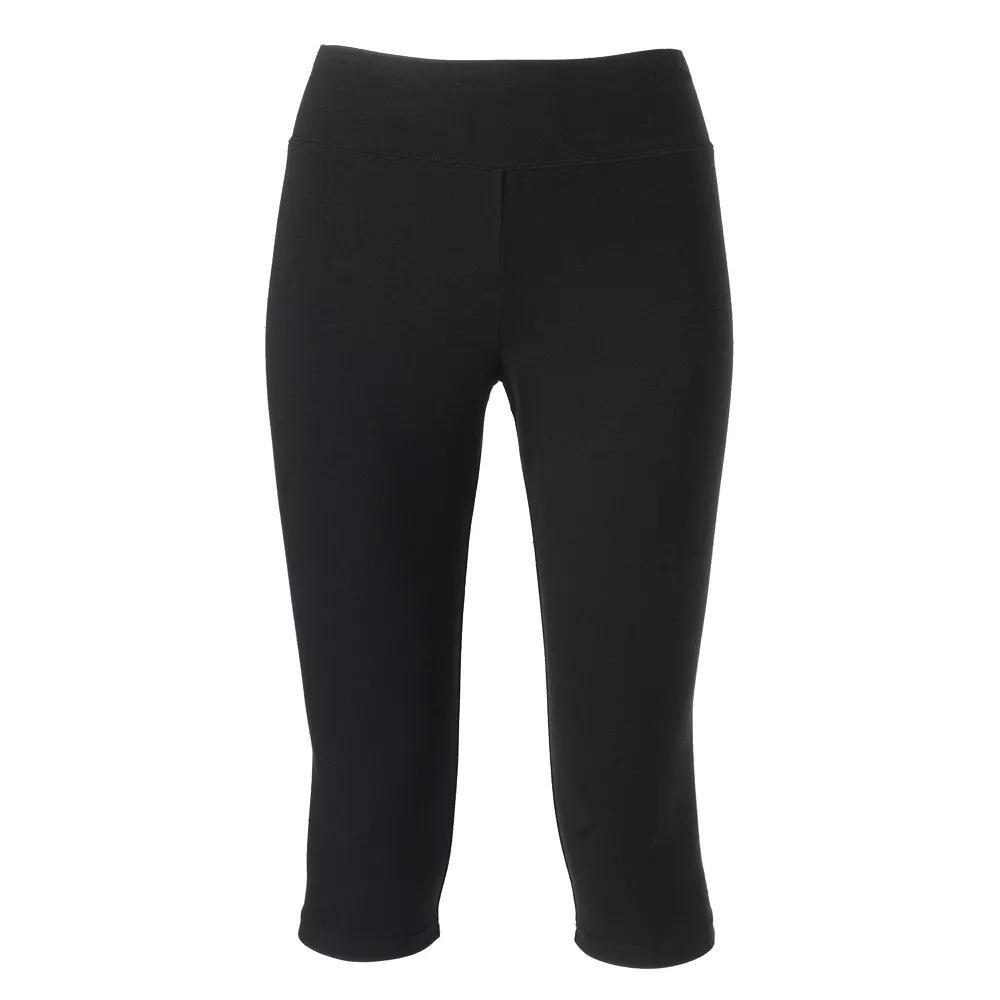 Jockey Sport® Judo Capri Leggings, Women's, Size: Small, Deep Black Product Image