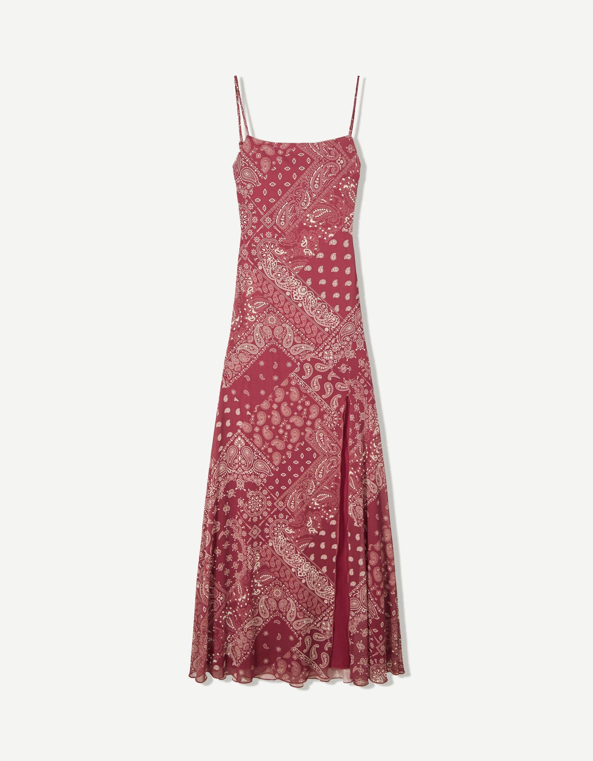 Tulle midi dress with print Product Image