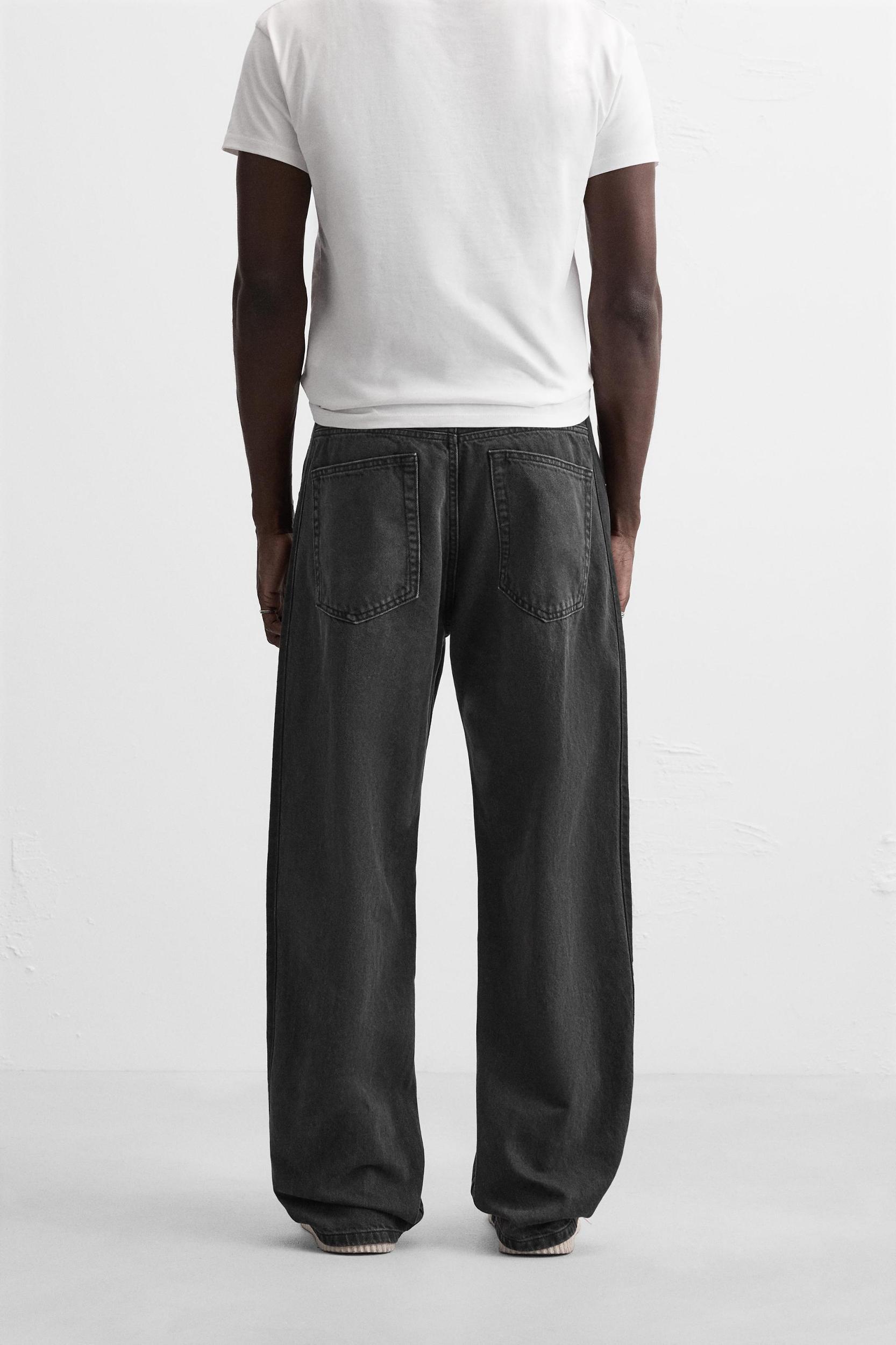 BAGGY FIT STRIPE JEANS Product Image