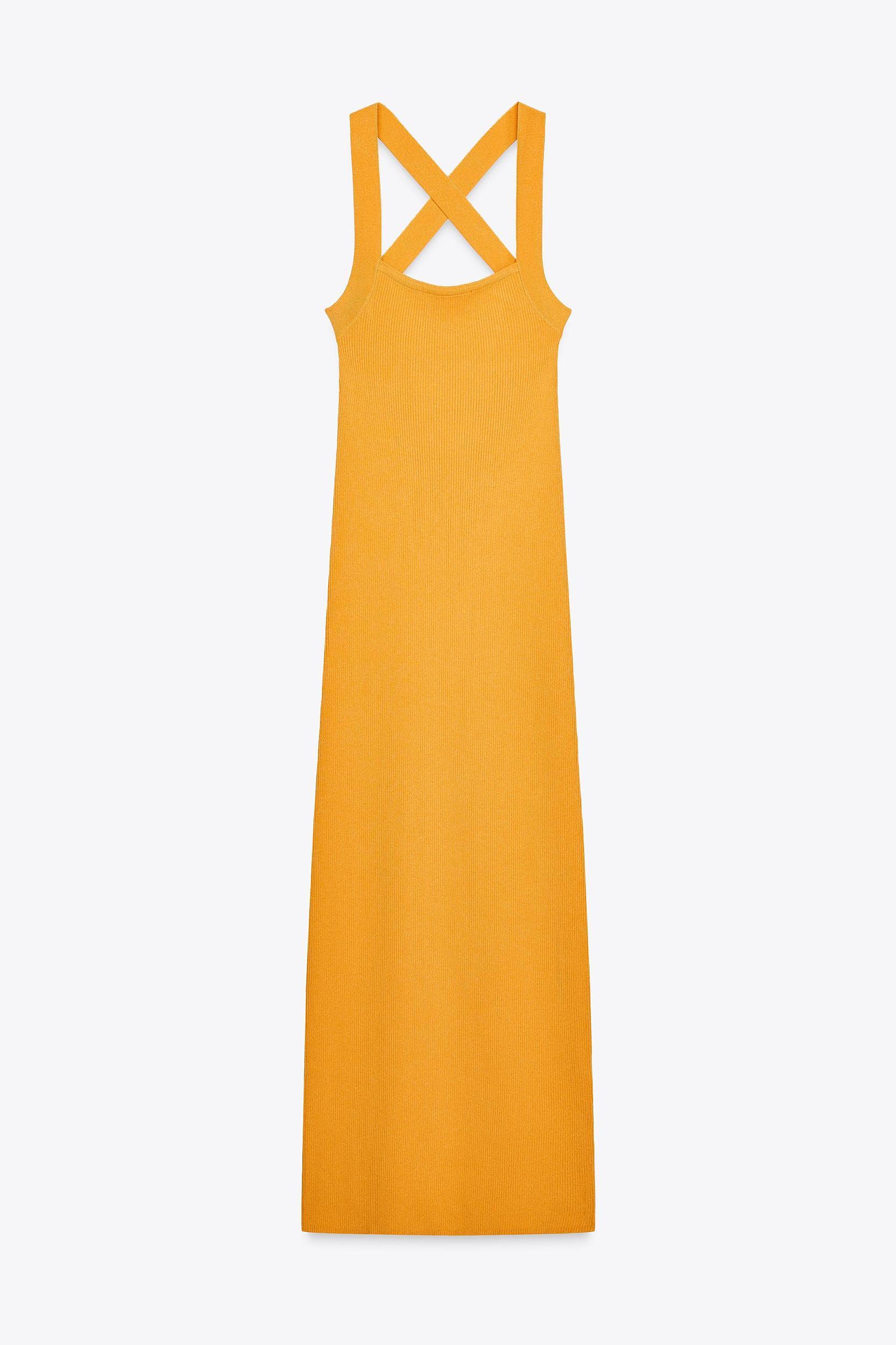RIBBED KNIT MIDI DRESS Product Image