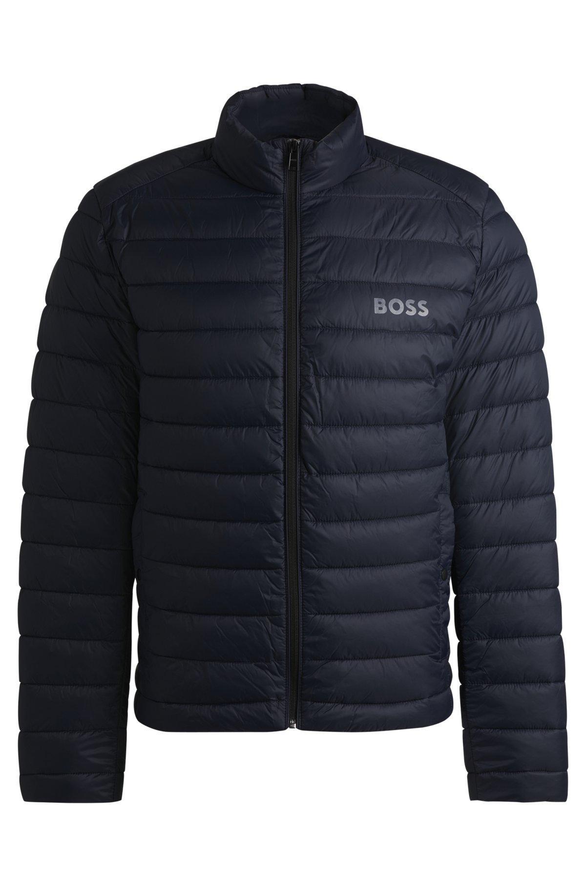 Water-repellent padded jacket with tonal logo Product Image