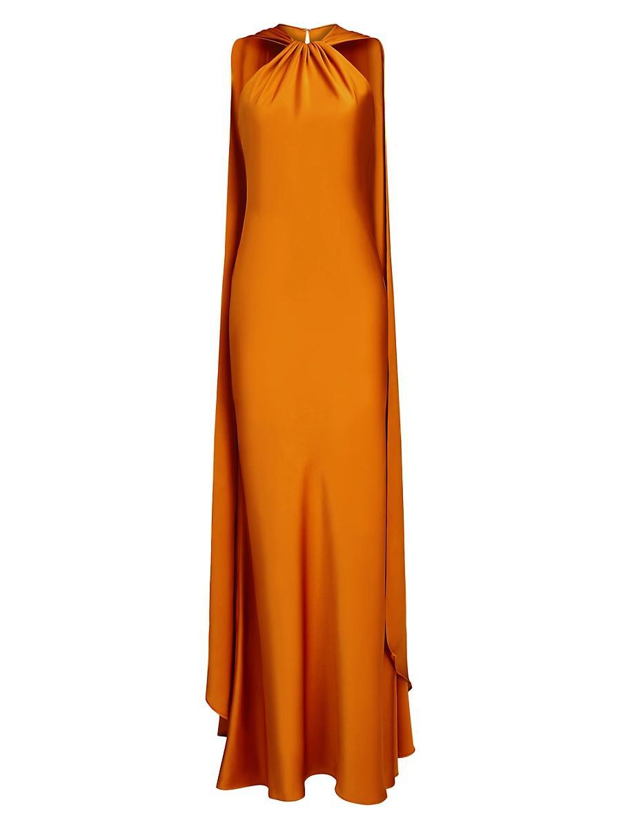 Womens Reta Satin Gown Product Image