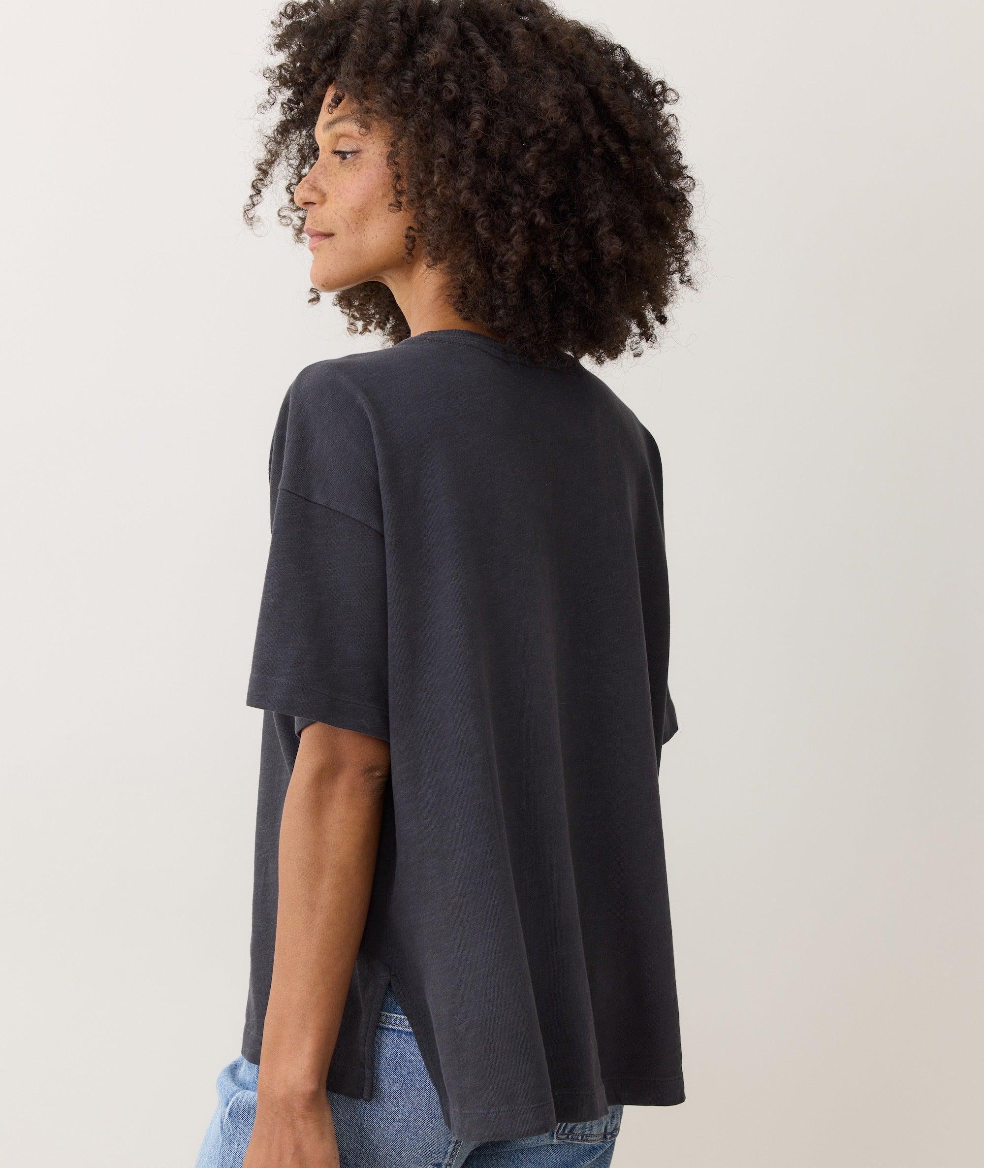 Sadie Vintage Slub Oversized Tee Product Image