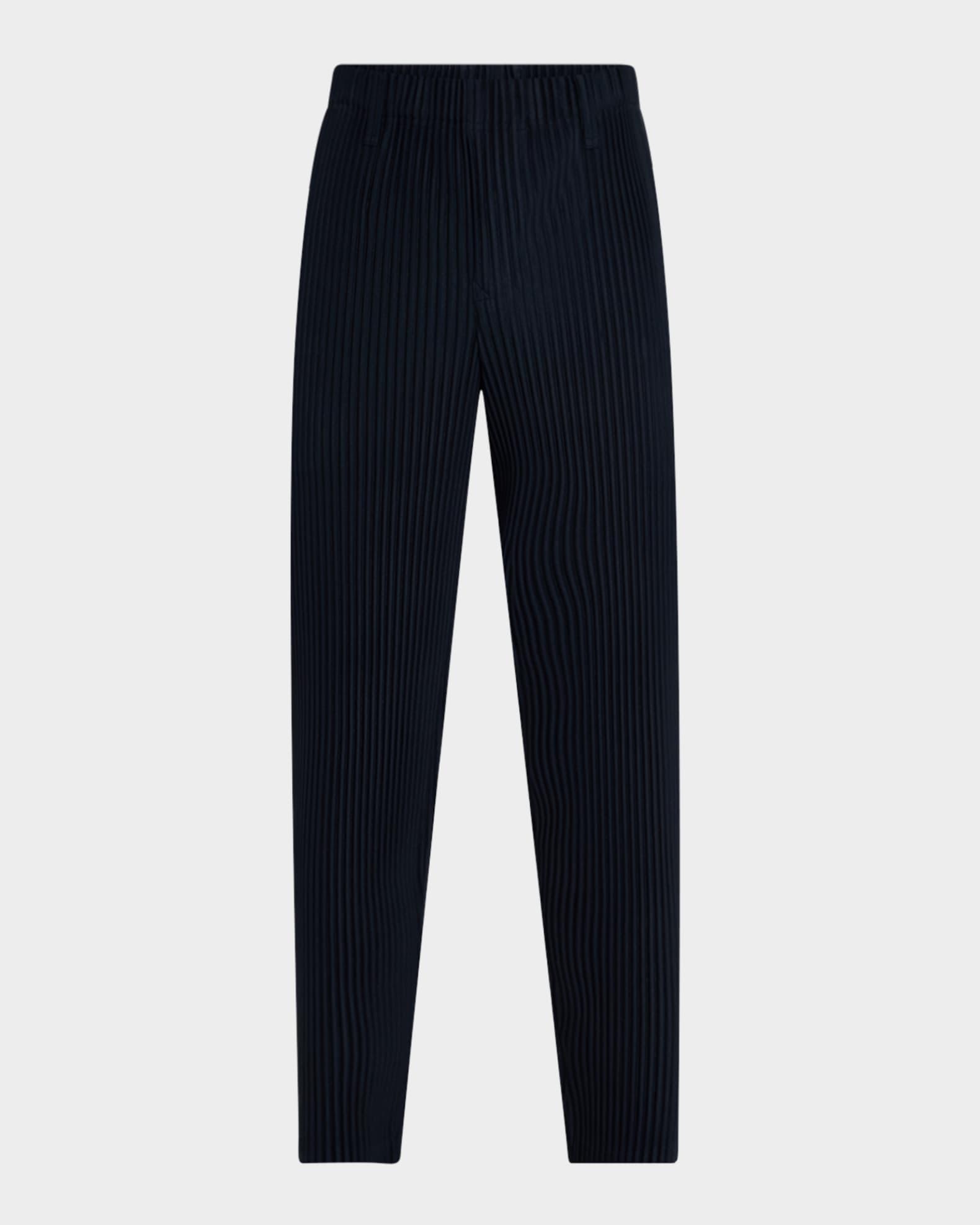 Men's Pleated Flat-Front Pants Product Image