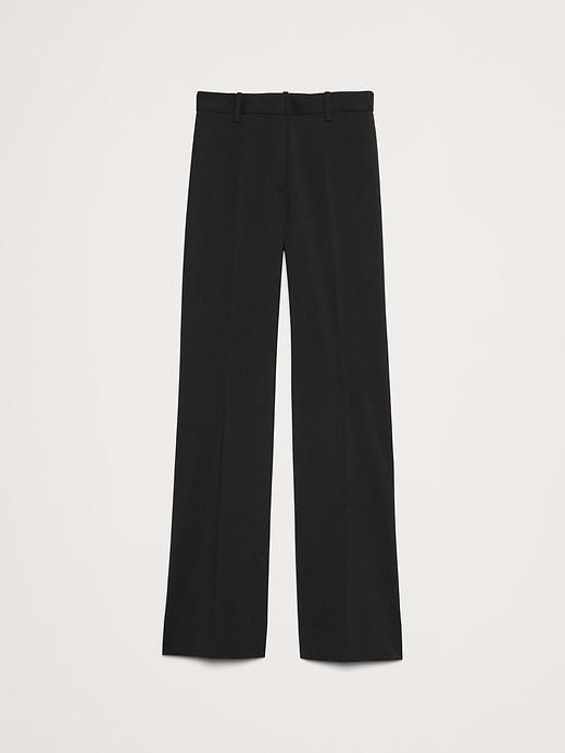 High-Rise Wide-Leg Flare Flannel Pant Product Image
