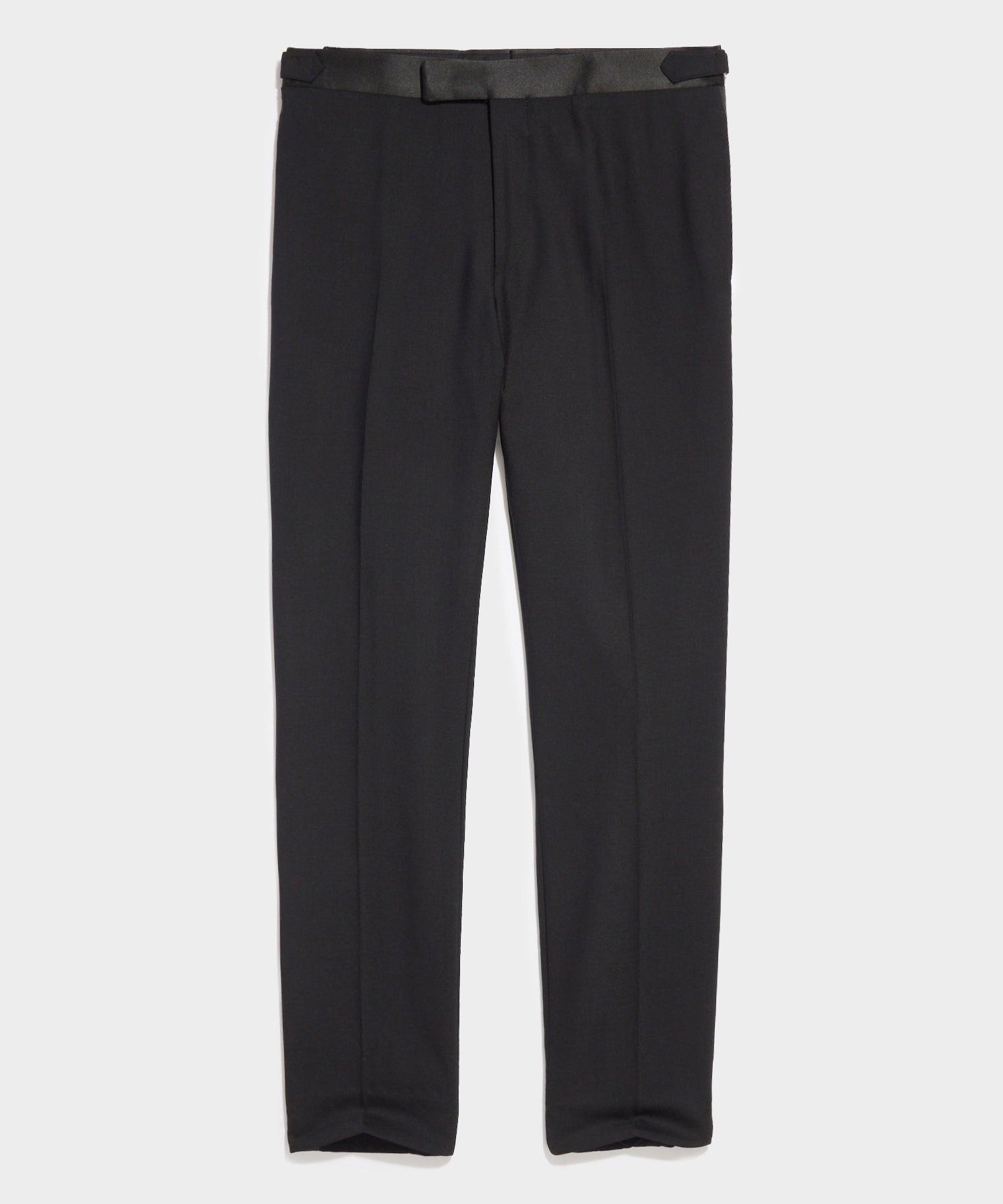 Italian Wool Slim Tuxedo Trouser Product Image