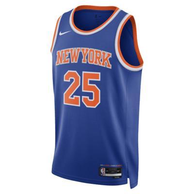 New York Knicks Icon Edition 2022/23 Nike Men's Dri-FIT NBA Swingman Jersey Product Image