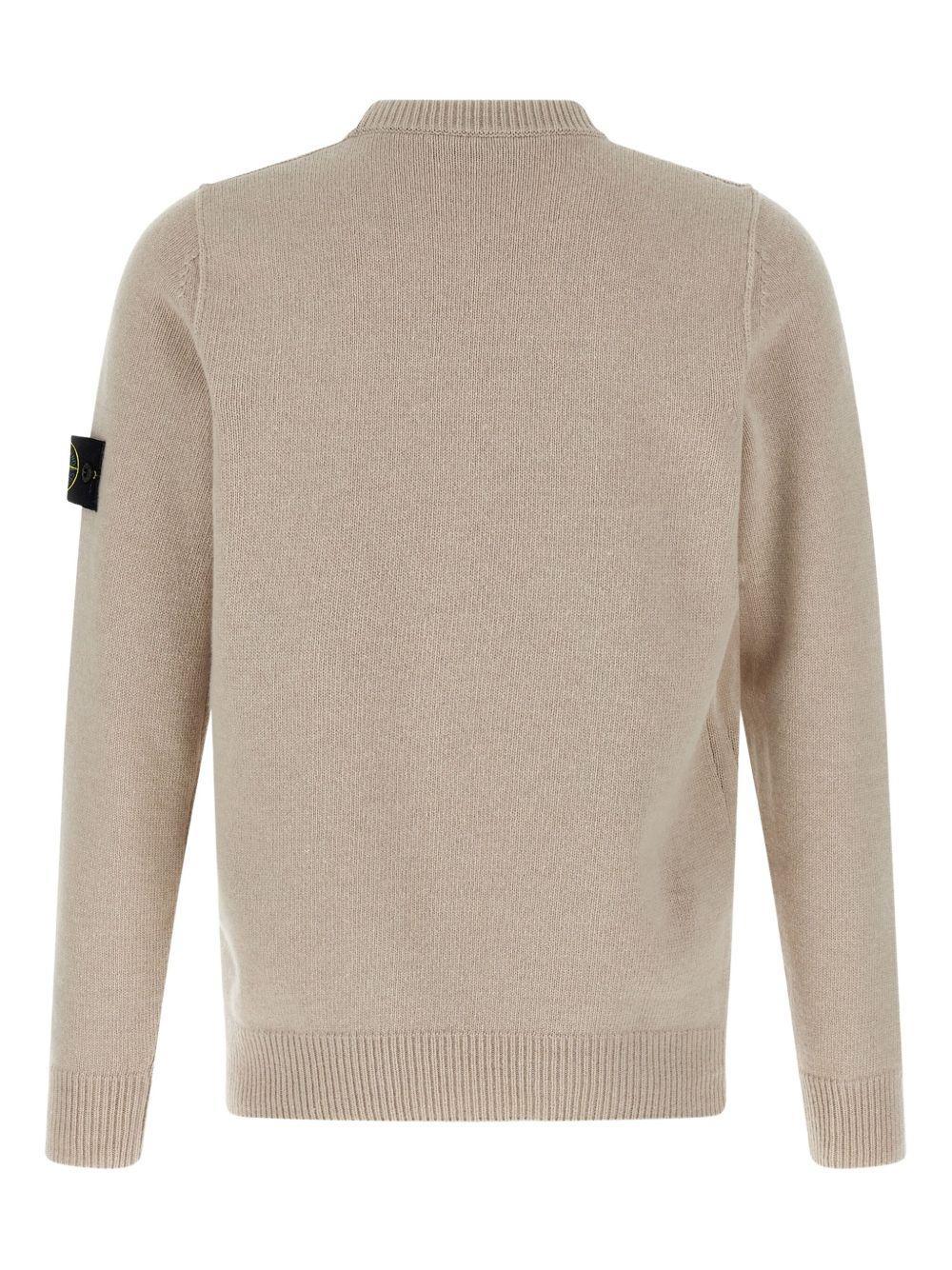 logo-badge crew-neck sweater Product Image
