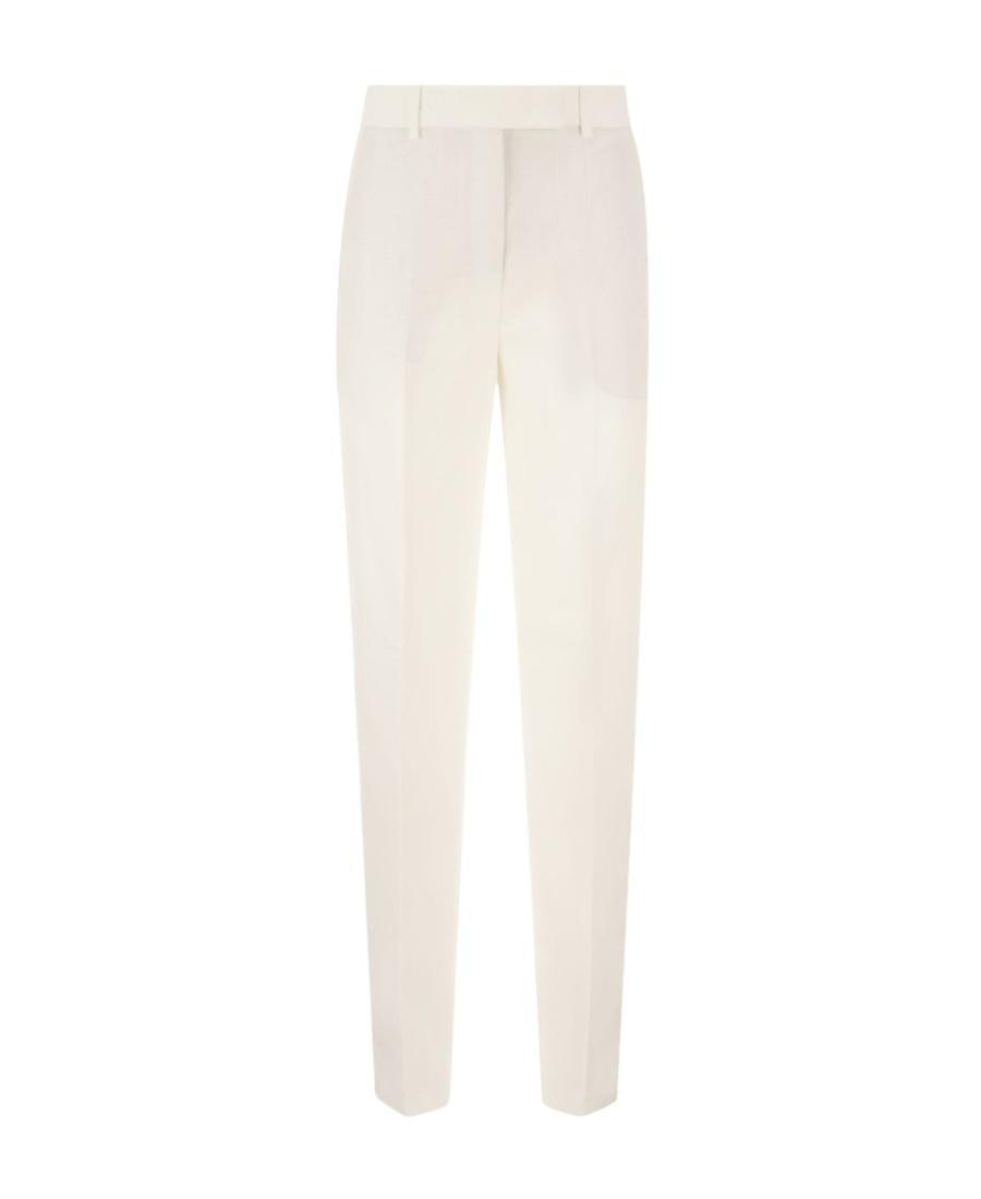 FABIANA FILIPPI Straight Leg Tailored Trousers In White Product Image