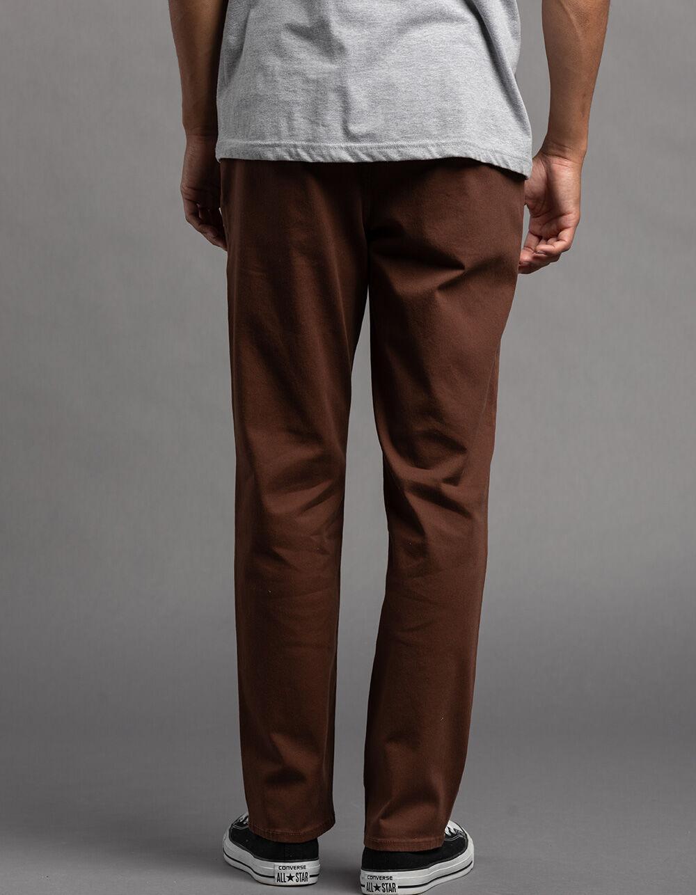 RSQ Mens Straight Chino Pants - BROWN Product Image