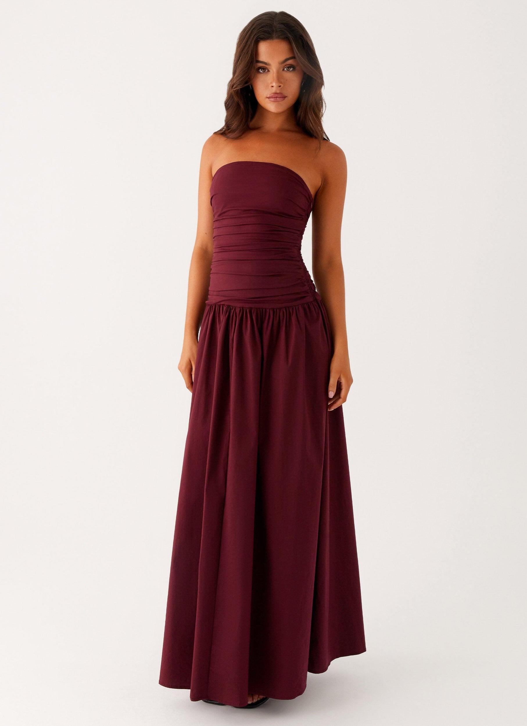 Carmel Maxi Dress - Mulberry Product Image