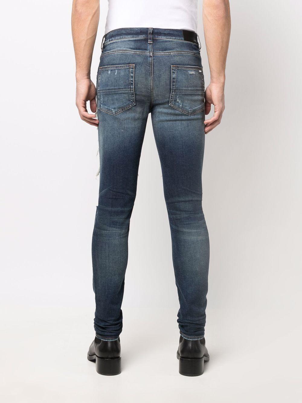 distressed slim-fit jeans Product Image