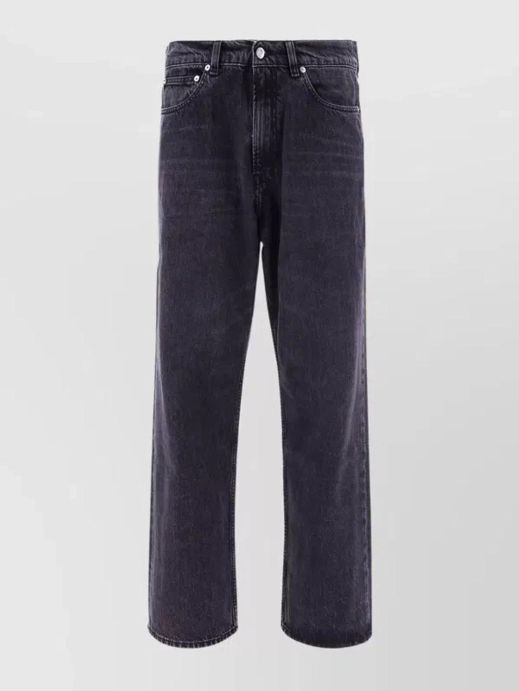 OUR LEGACY Denim Trousers Belt Loops In Black Product Image