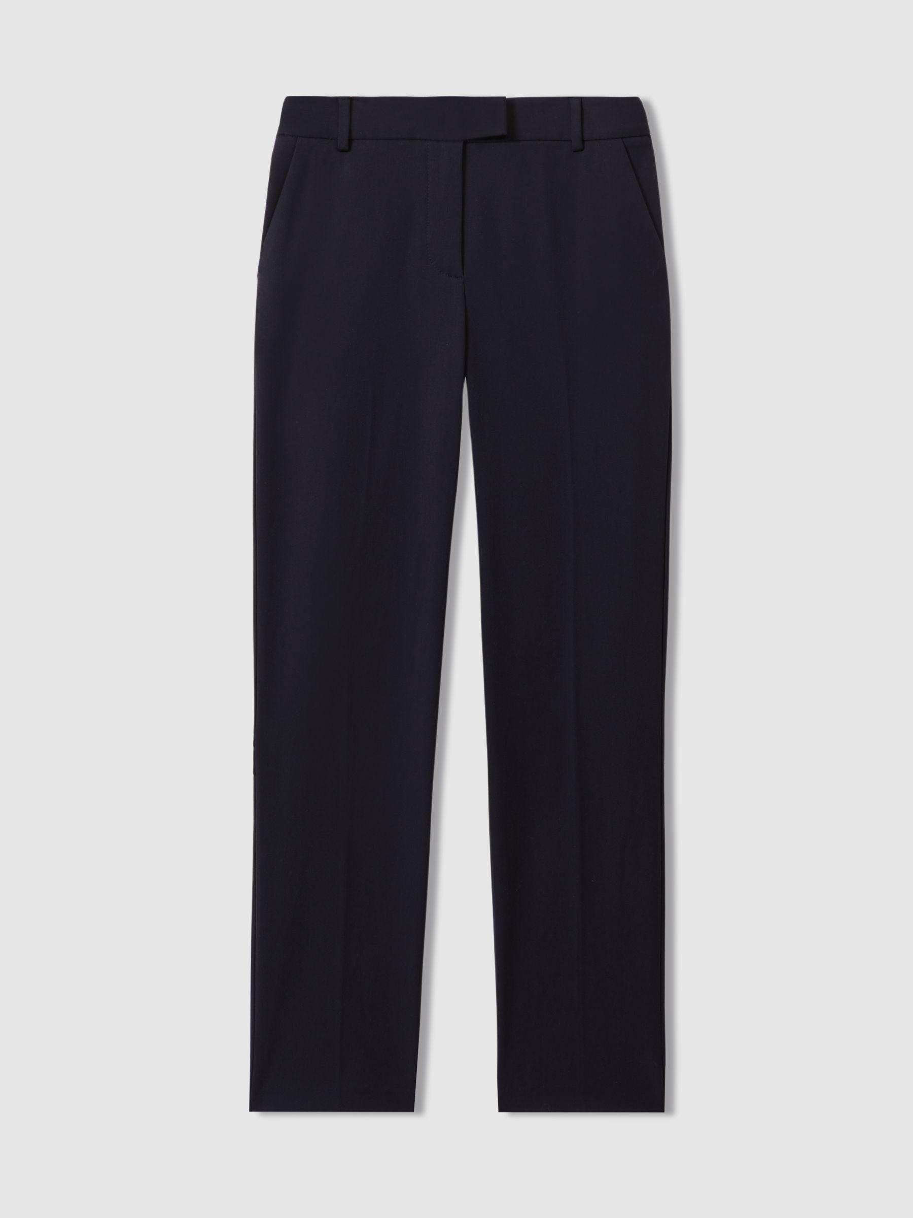 Slim Fit Tailored Trousers in Navy Product Image