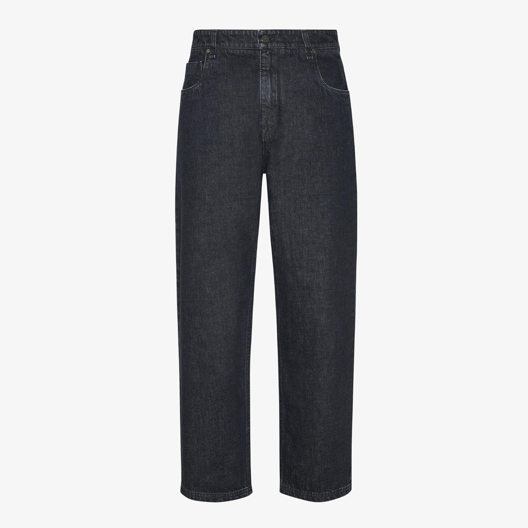 Long JeansLunar New Year black denim pants Product Image