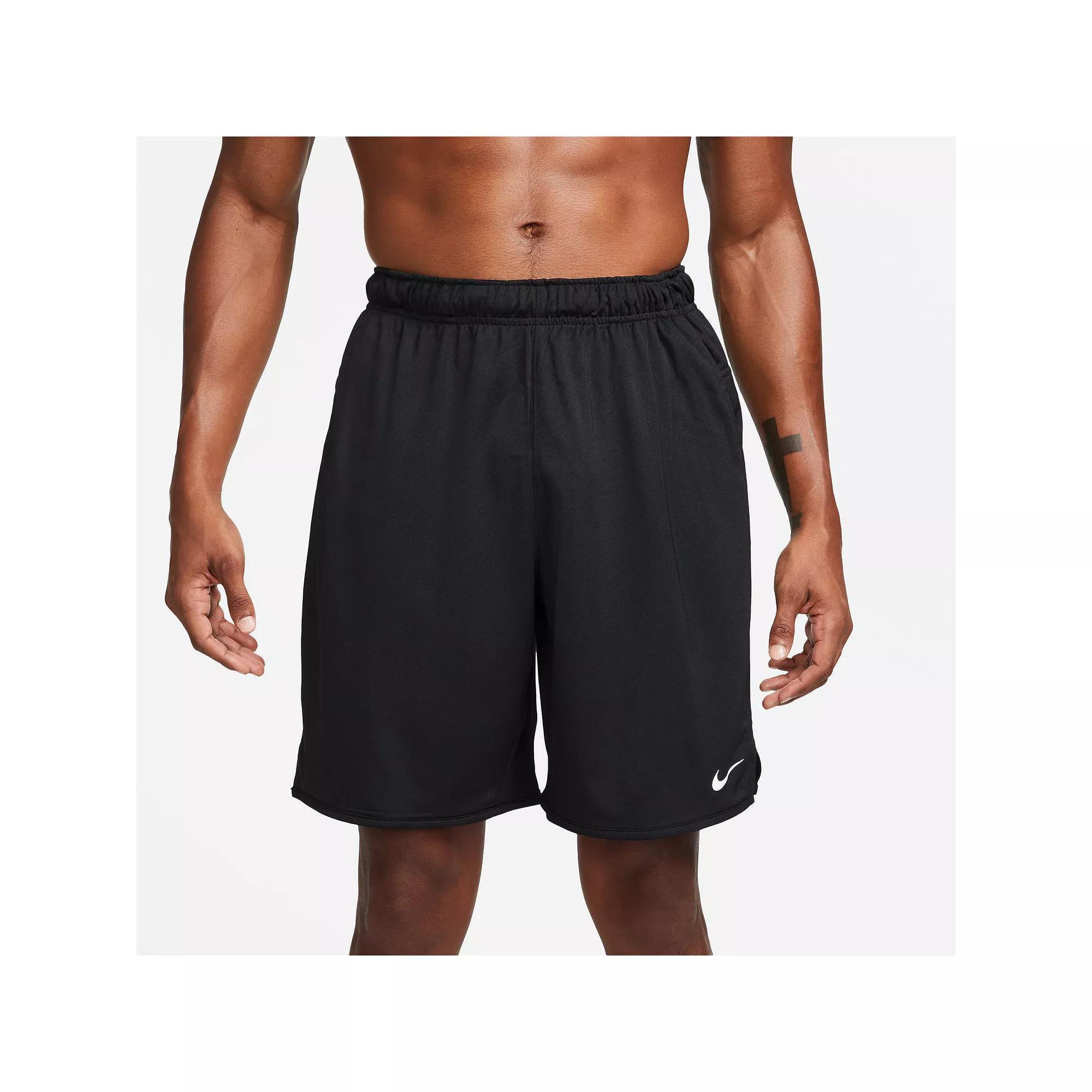 Men's Nike Dri-FIT Totality 9-in. Unlined Shorts, Size: XL, Black Iron Gray White Product Image