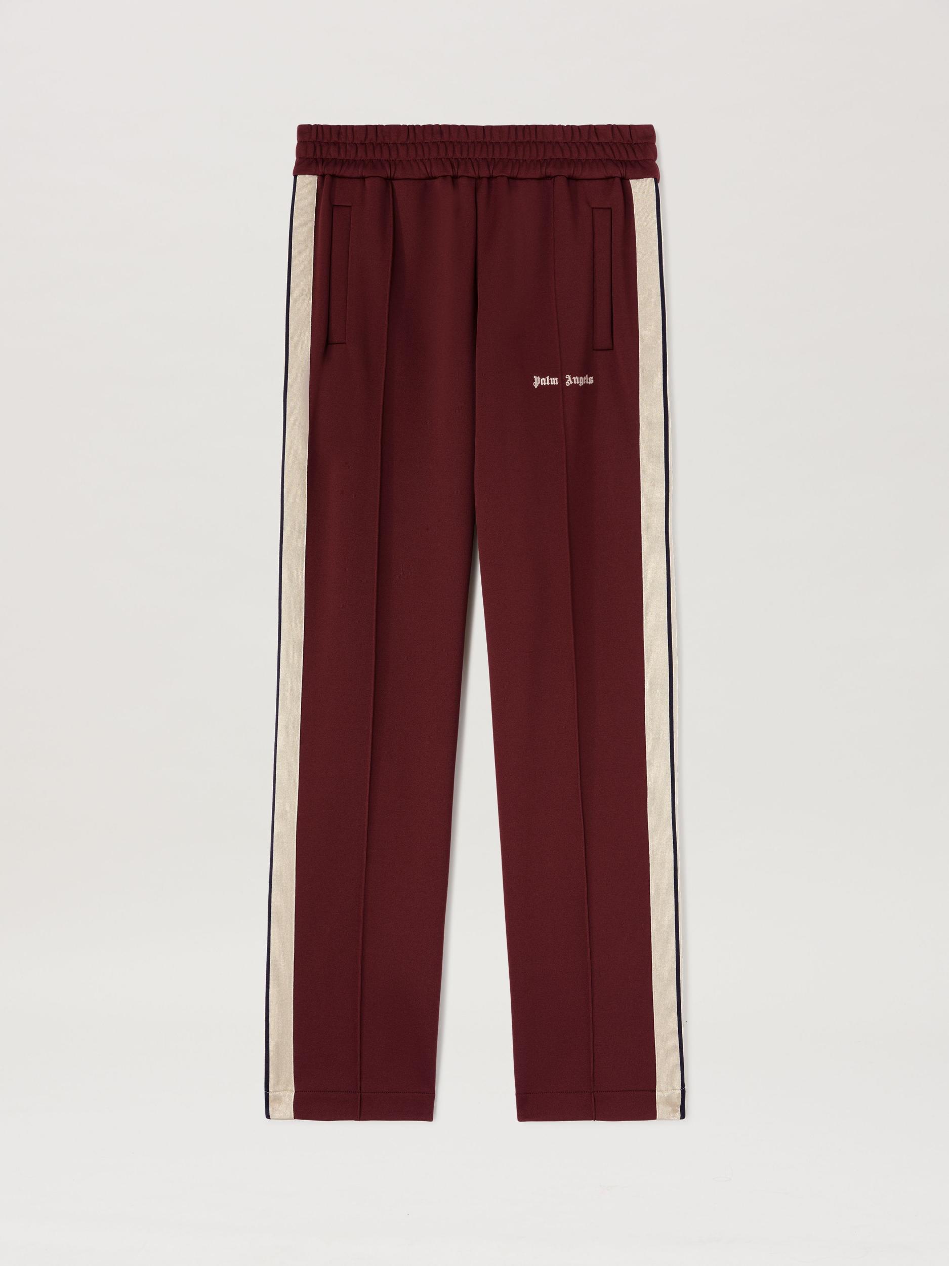 CLASSIC LOGO TRACK PANTS BURGUNDY - OFF Product Image