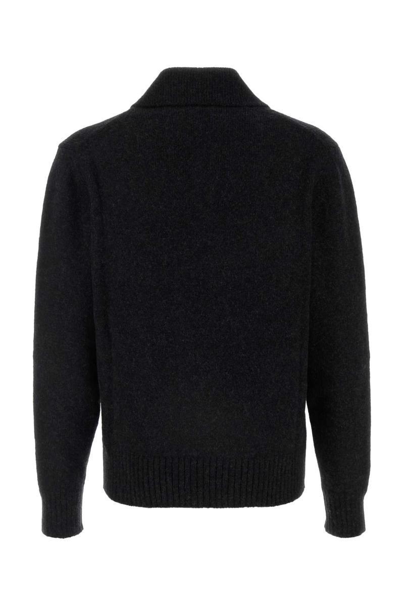 Wool Polo. In Black Product Image