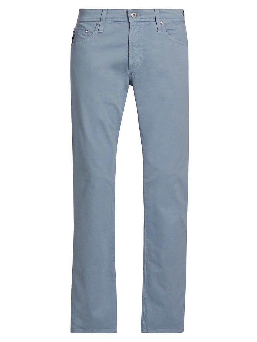 Mens Everett Stretch Cotton Mid-Rise Straight-Leg Jeans Product Image