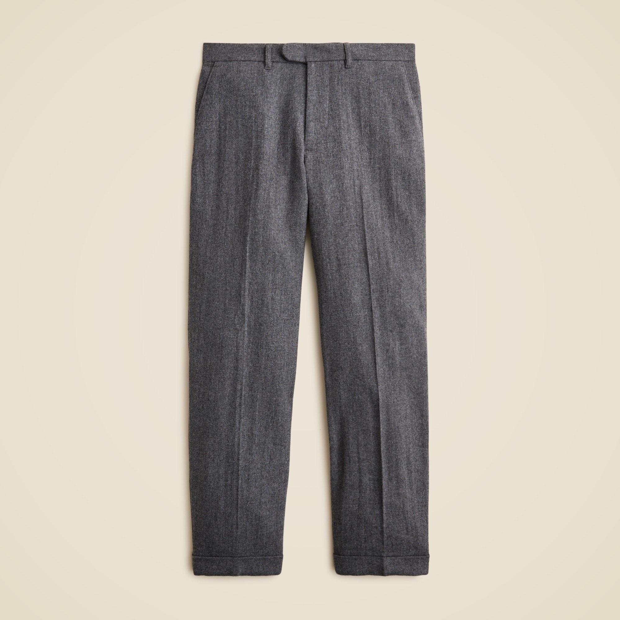 Classic creased trouser in Japanese wool blend Product Image