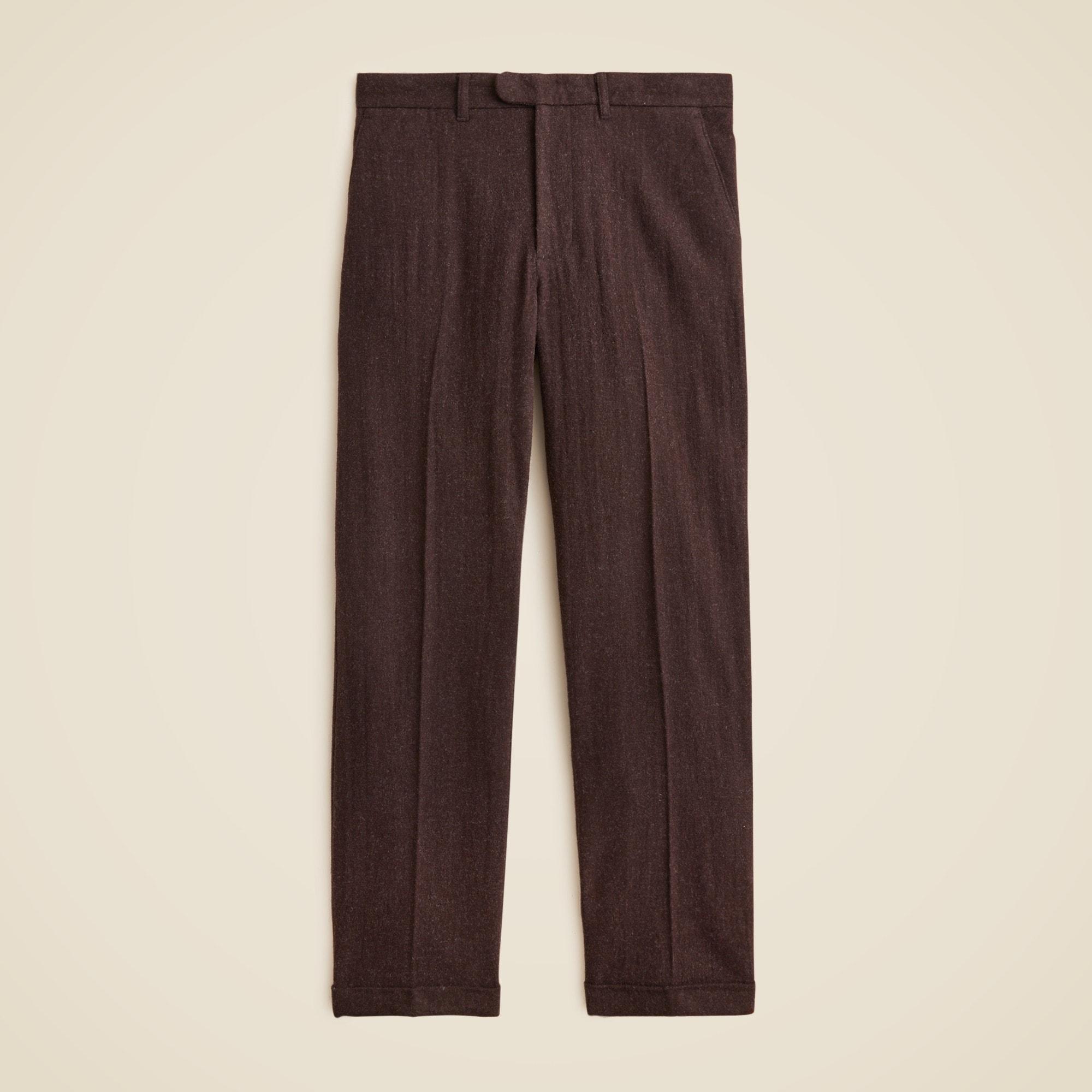 Classic creased trouser in Japanese wool blend Product Image