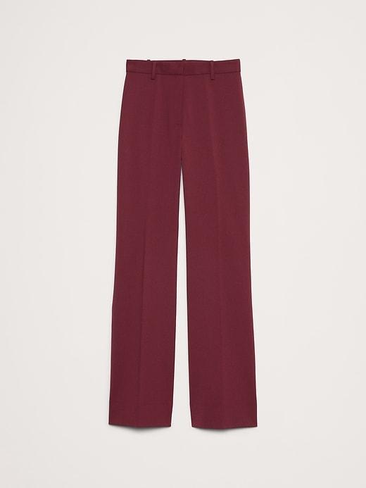 High-Rise Wide-Leg Flare Flannel Pant Product Image