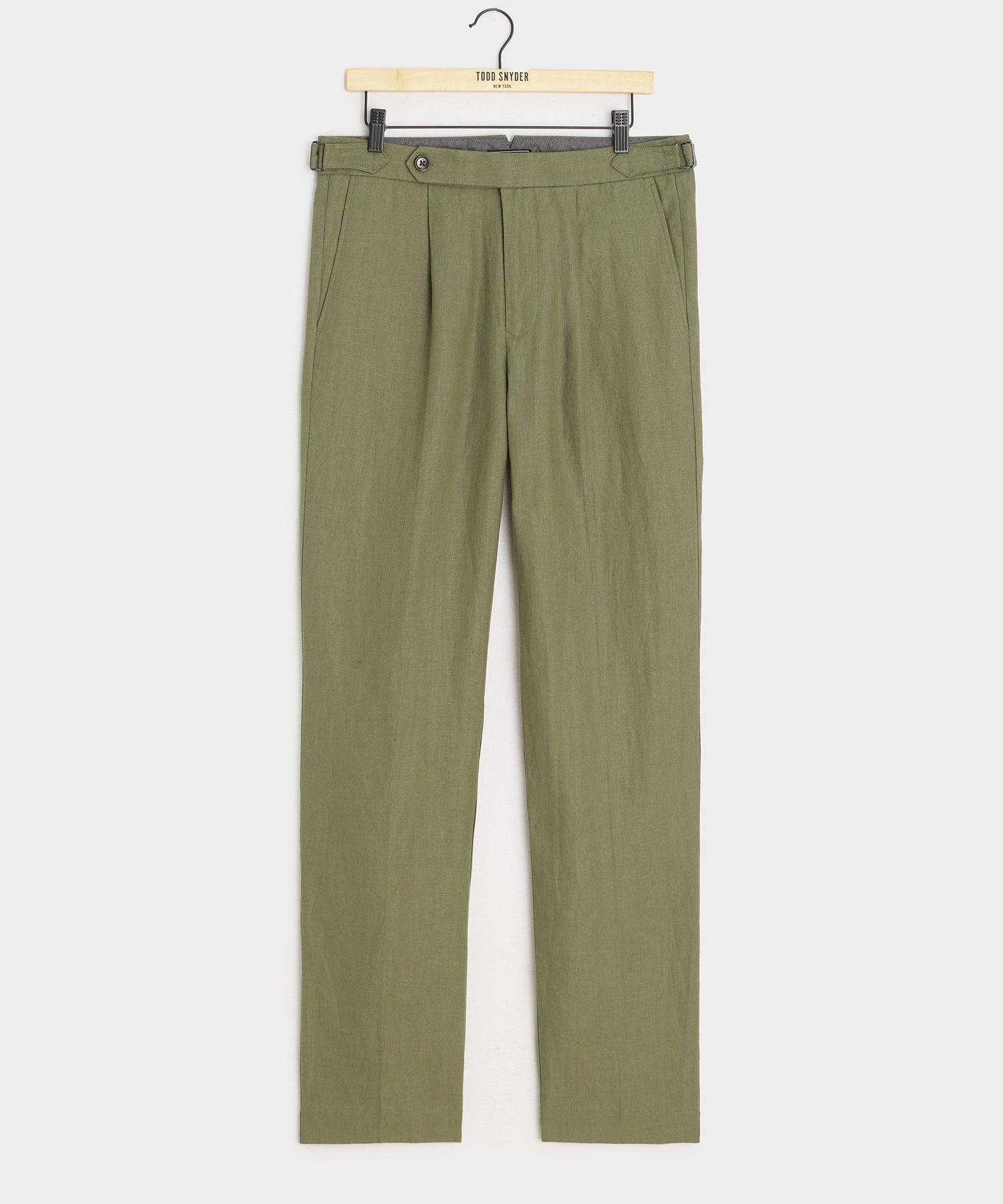 Irish Linen Side Tab Trouser Product Image
