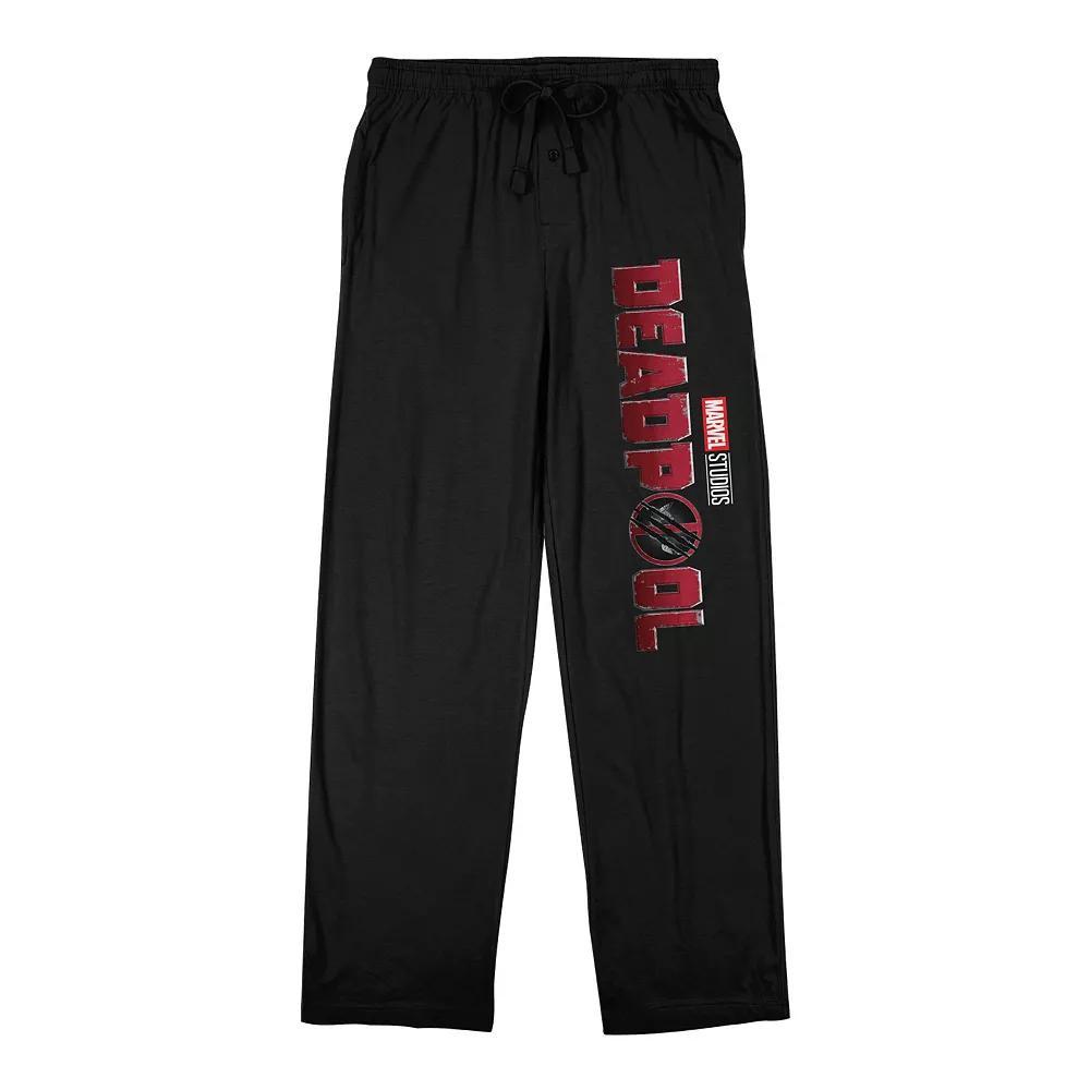 Mens Deadpool Movie Logo Pajama Pants Product Image