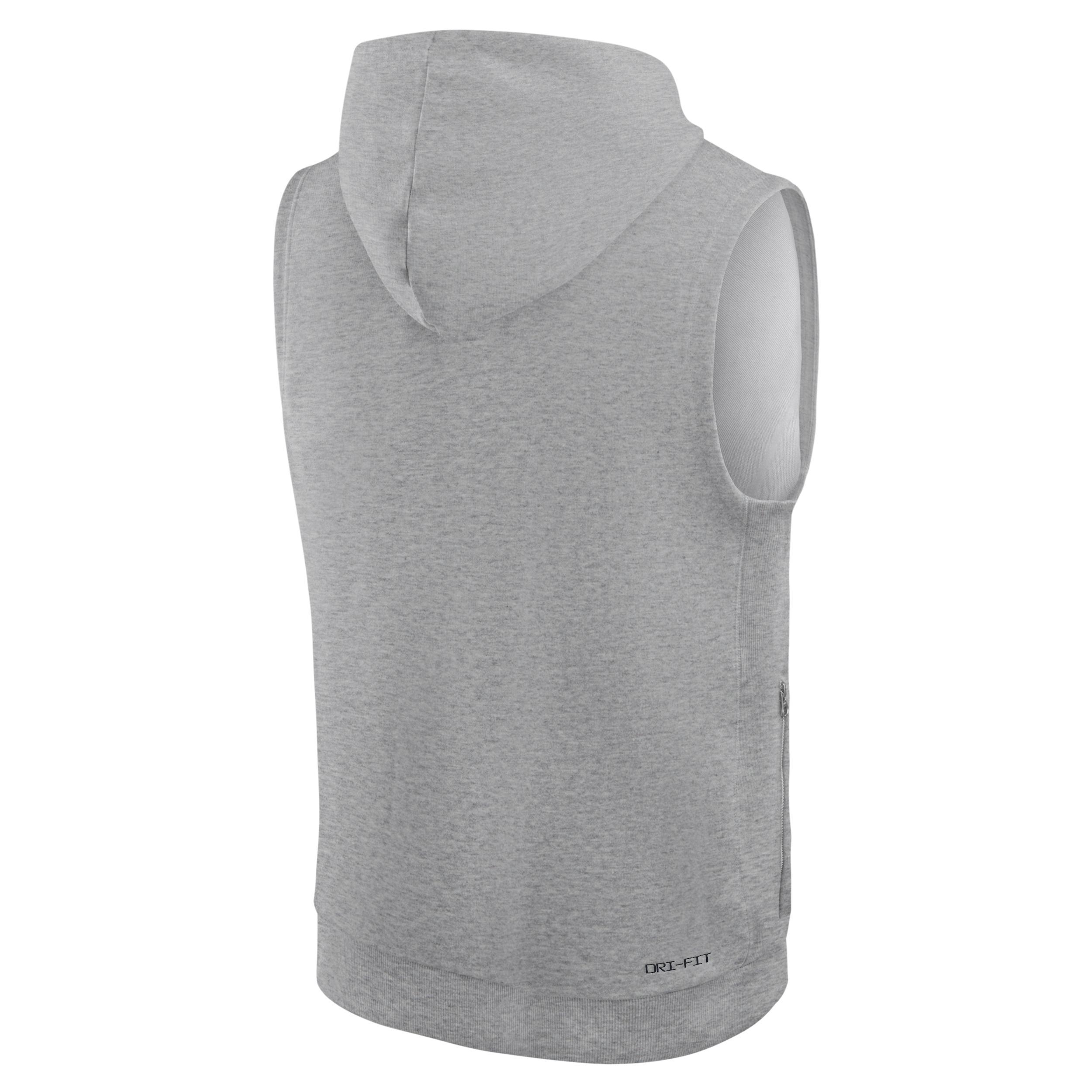 Texas Sideline Men's Nike Dri-FIT College Sleeveless Pullover Hoodie Product Image