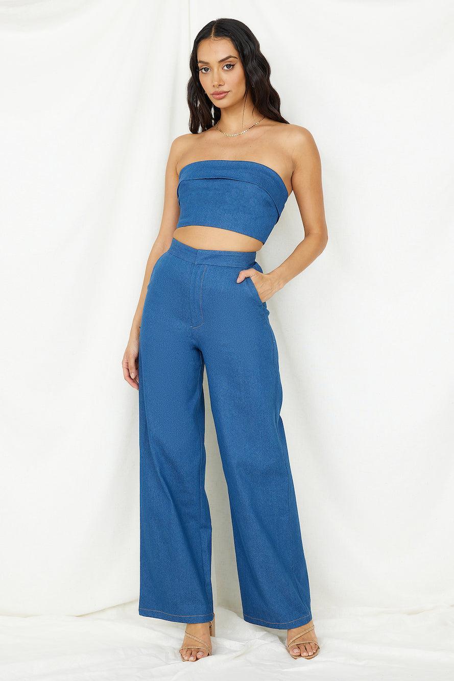 In Hindsight Pants Denim Product Image